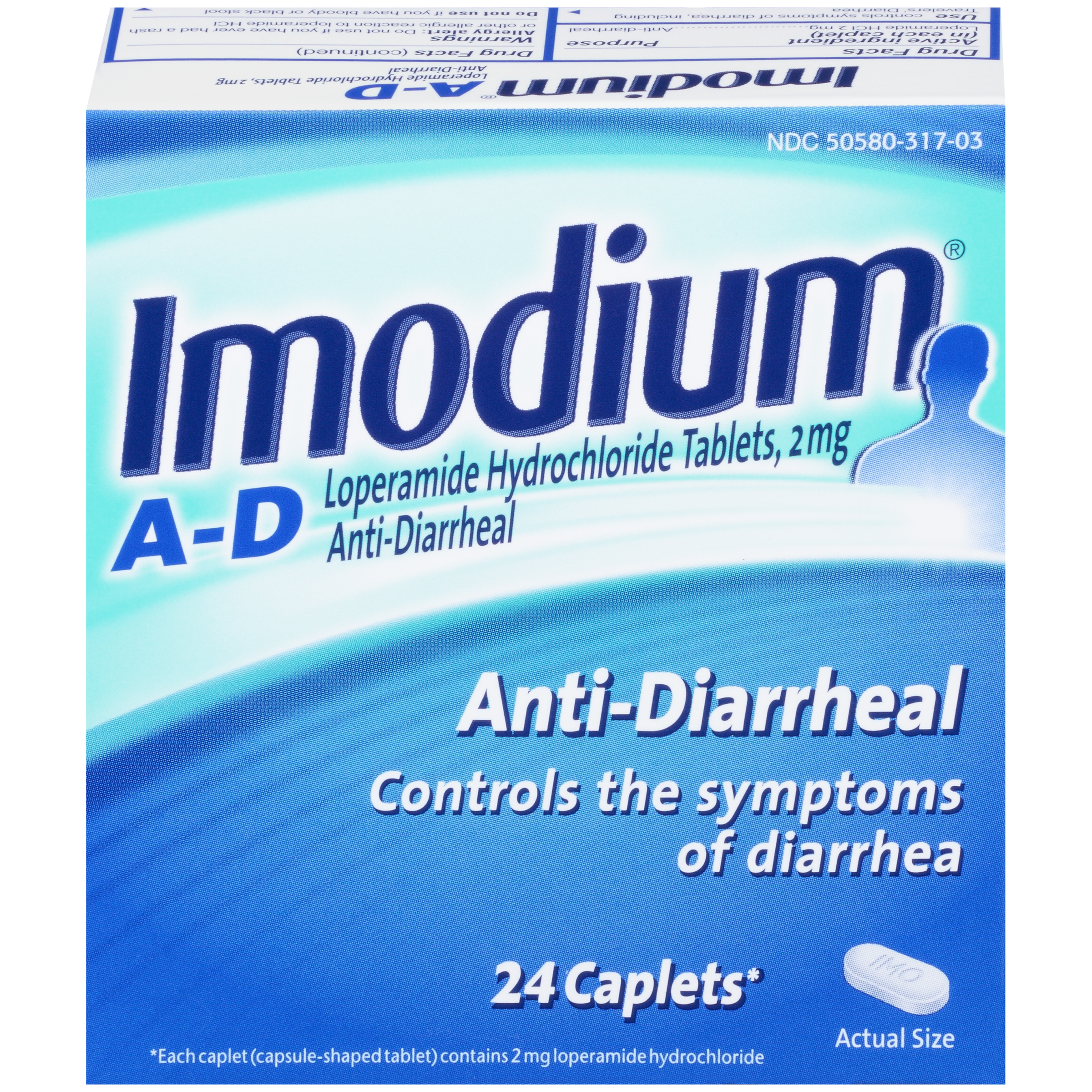 UPC 300450295323 Imodium AD AntiDiarrheal, 24 count