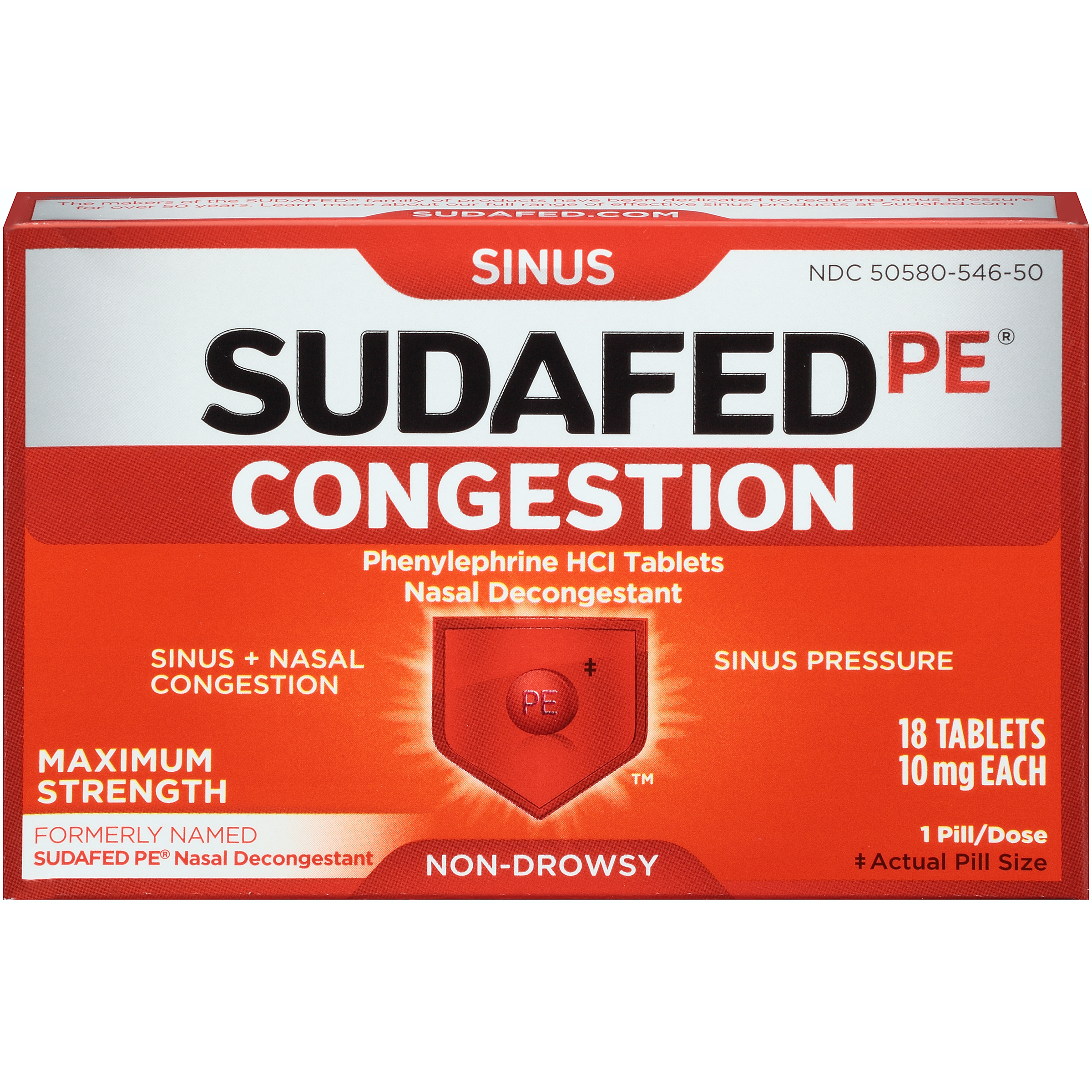 UPC 300450581181 Non Drowsy Sinus Congestion Maximum Strength Tablet