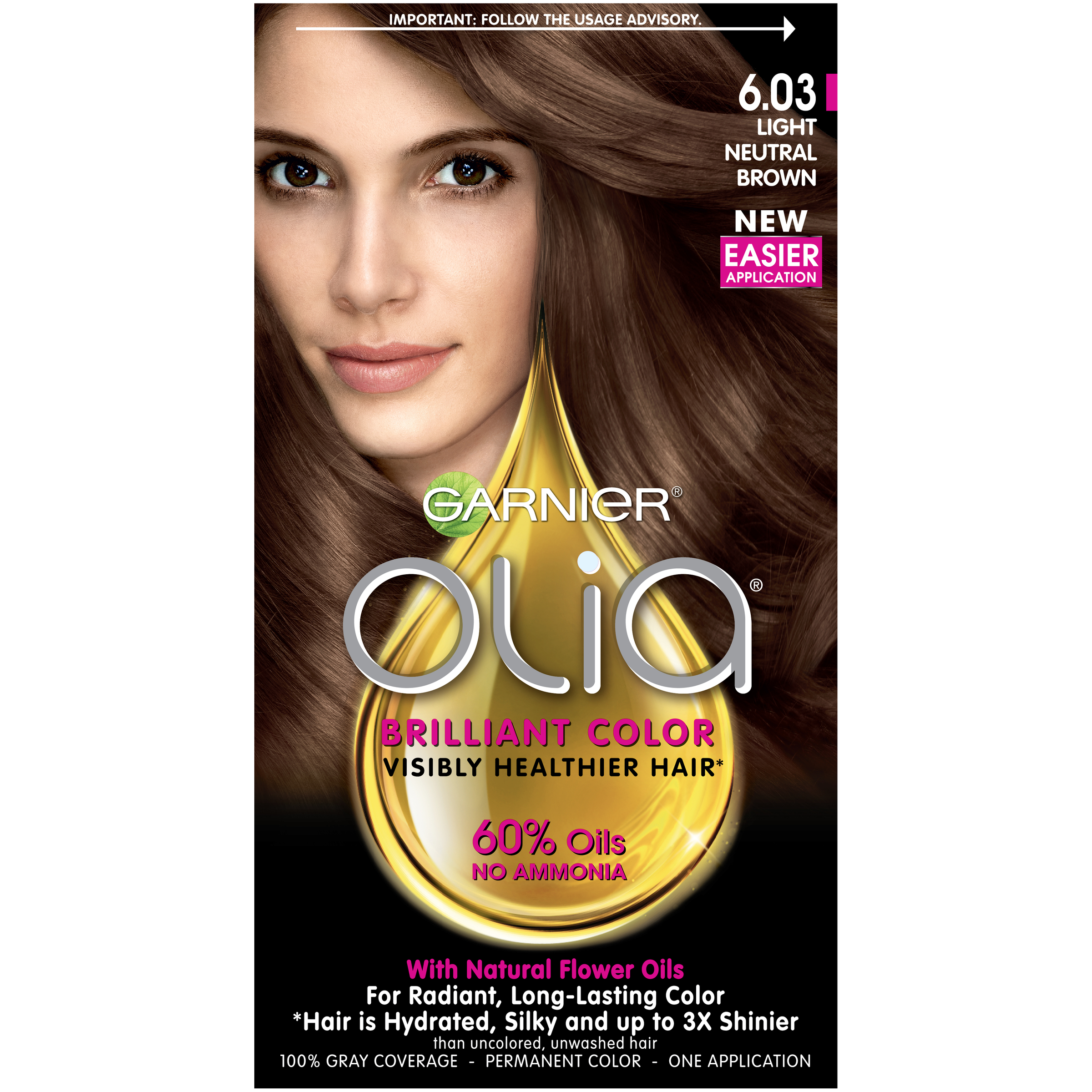 UPC 603084415076 Garnier Olia Oil Powered Permanent Hair Color 5.60