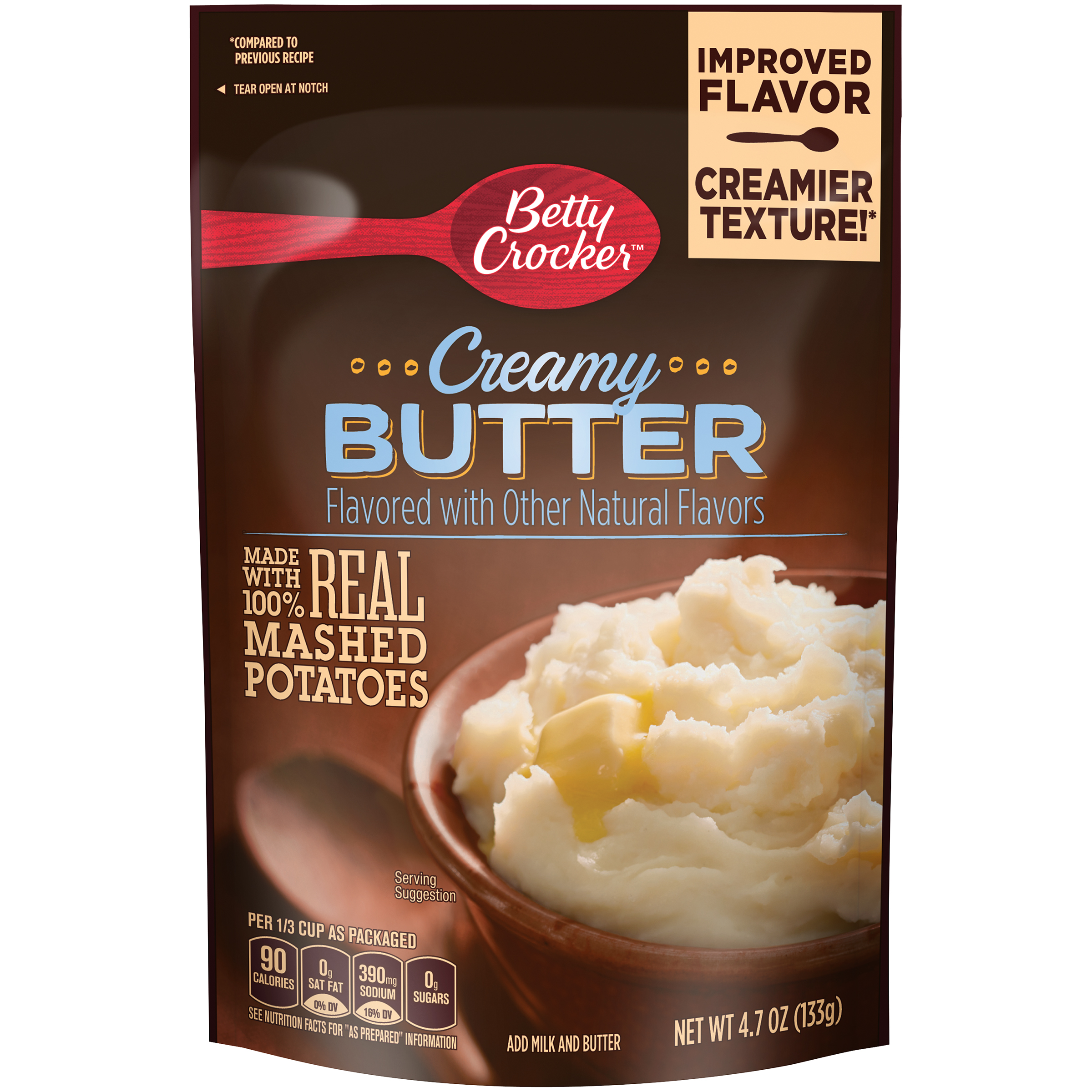Betty Crocker Creamy Butter Mashed Potatoes by Betty Crocker - UPC 00016000461482