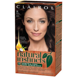 Clairol Clairol Natural Instincts 28, Nutmeg, Dark Brown 1 ...