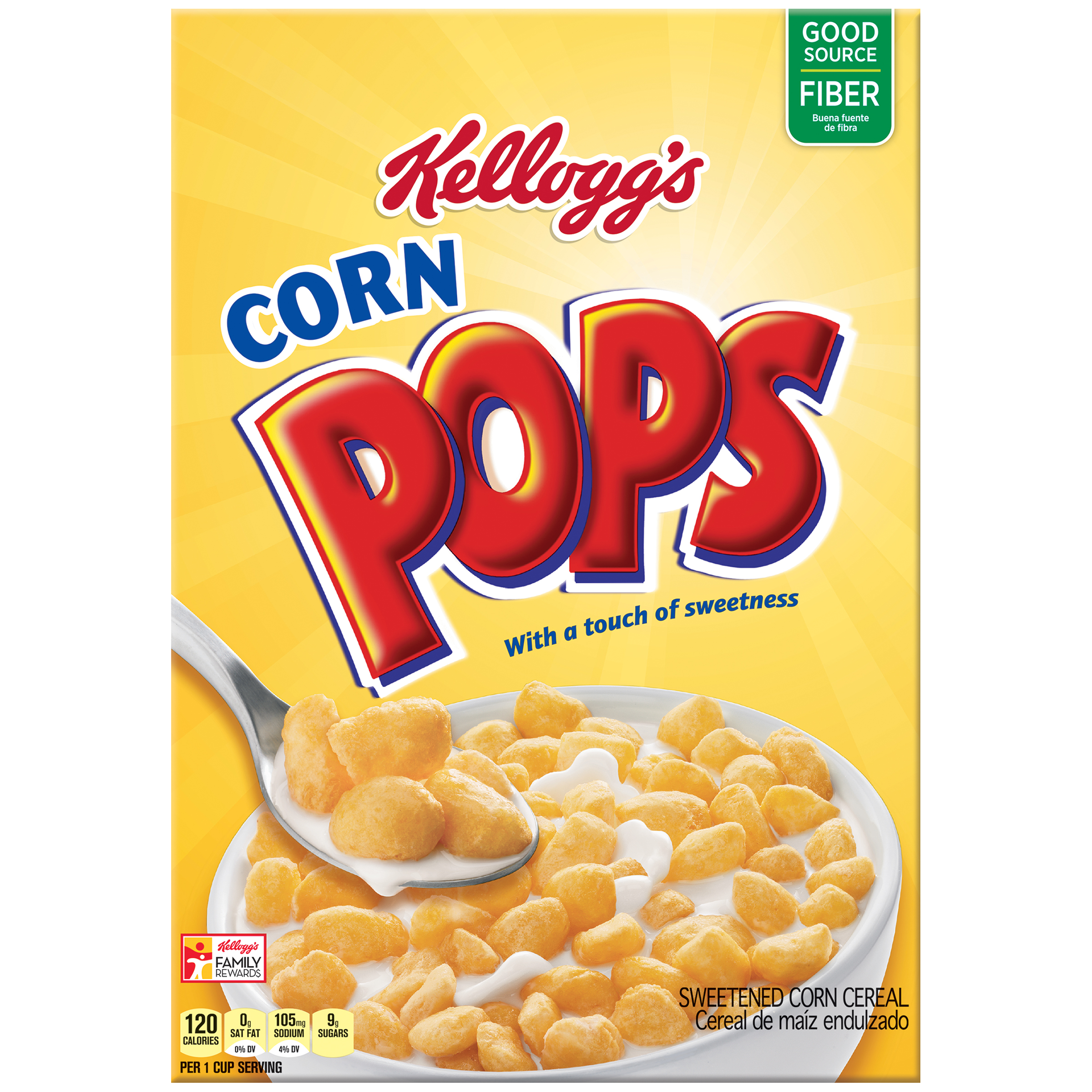 UPC 038000391163 Kellogg's Corn Pops Cereal 9.2 oz (Pack of 12