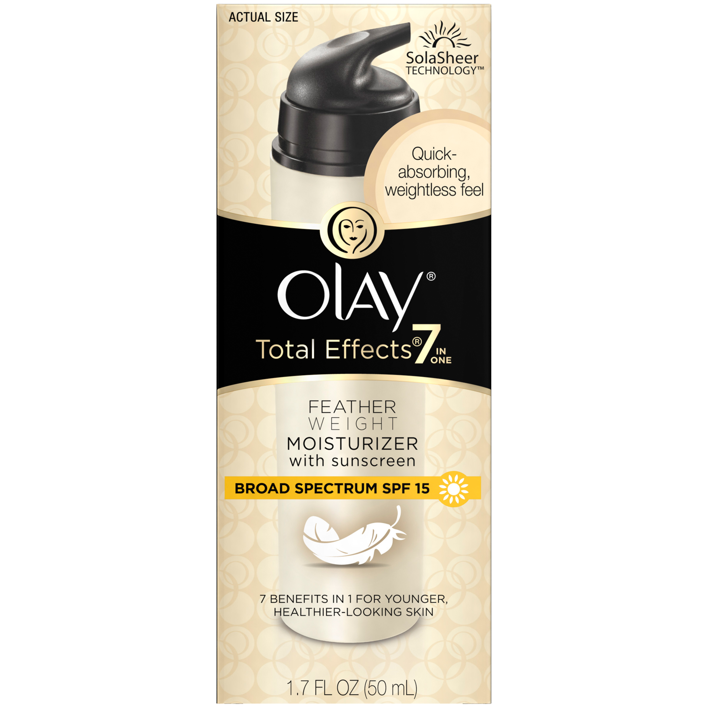 UPC 075609193422 product image for OLAY Total Effects Featherweight with SPF 15 Moisturizer 1.7 BOTTLE | upcitemdb.com