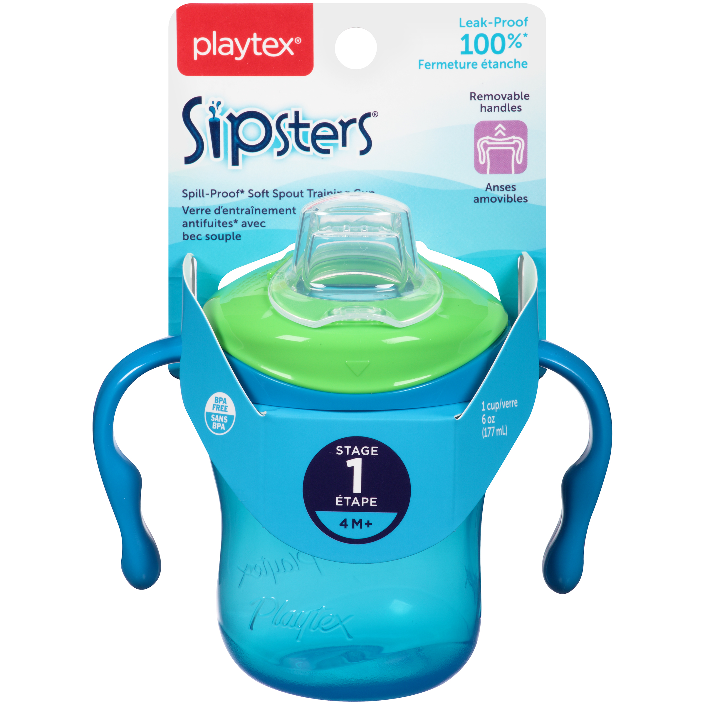 Sipsters Spill-Proof Soft Spout 6 oz. Training Cup PEG