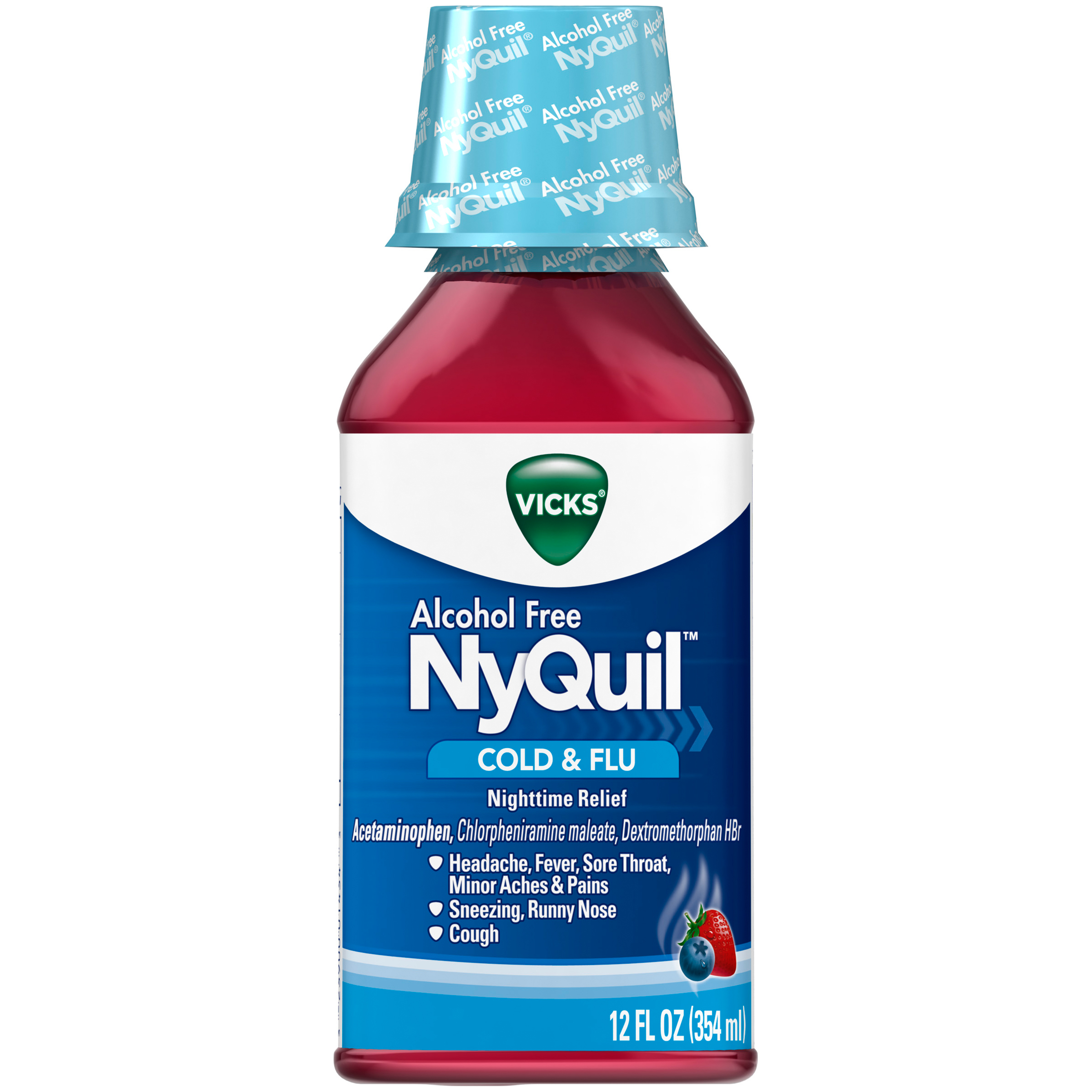 NyQuil Cold & Flu, Nighttime Relief, Alcohol Free | Shop Your Way