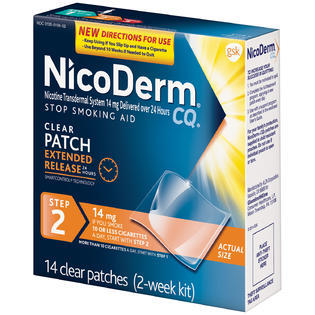 NicoDerm CQ Cq Clear Patch 14 Count