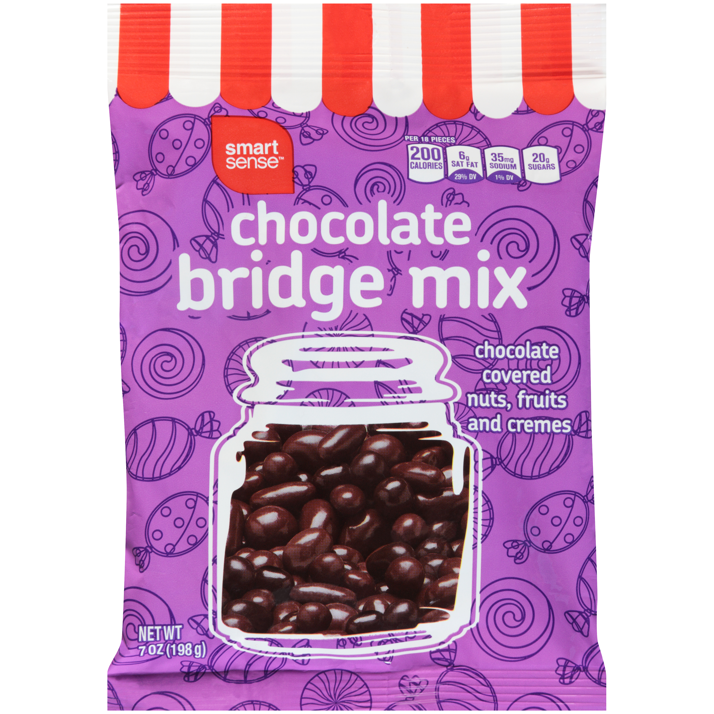 Smart Sense Chocolate Bridge Mix 7 OZ - Food & Grocery - Gum & Candy