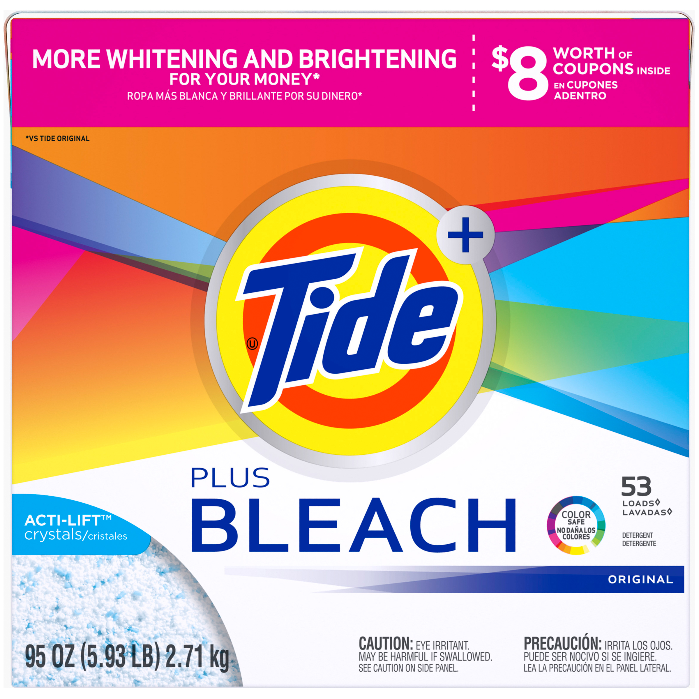 Tide Ultra Vivid White + Bright Original Scent Powder Laundry Detergent