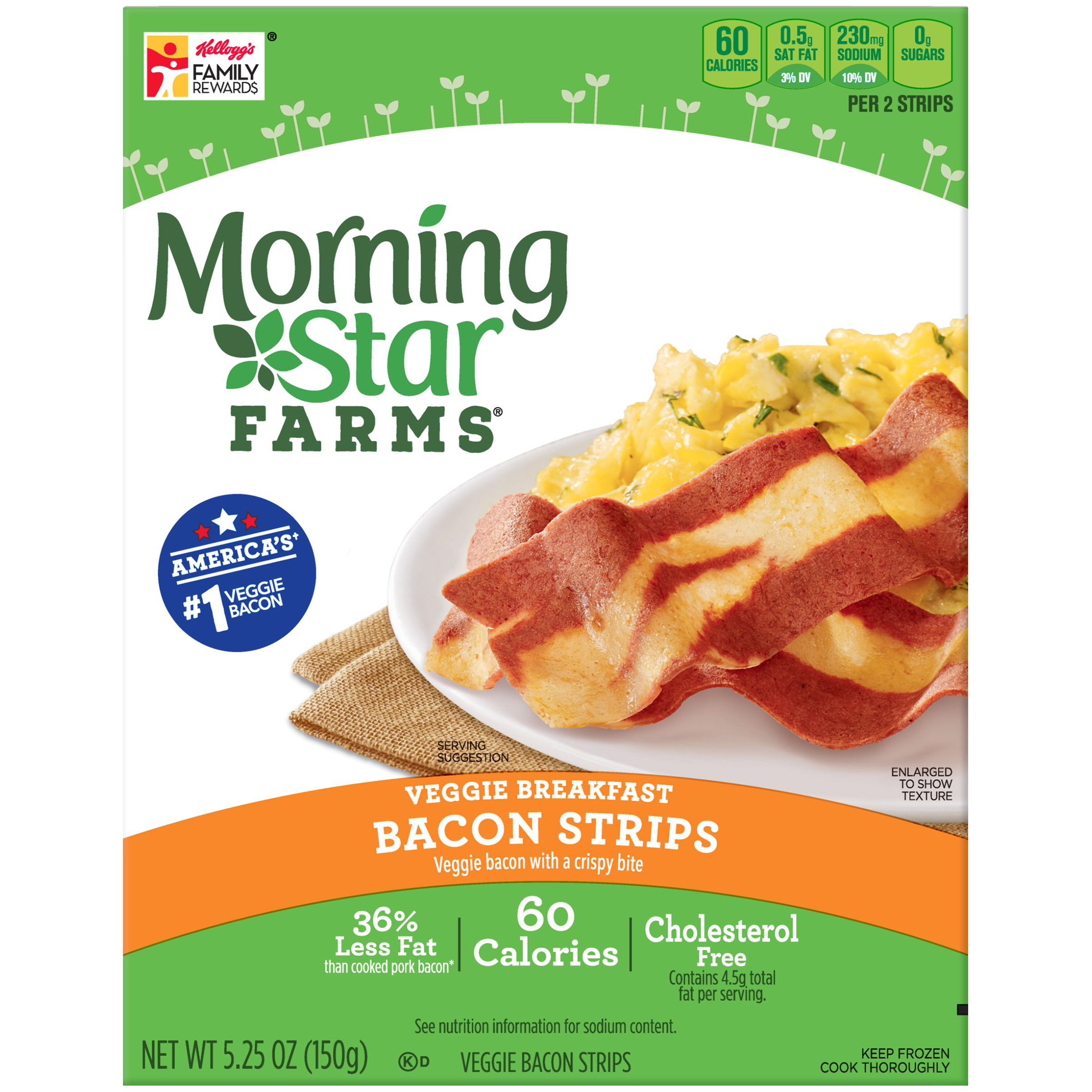 UPC 028989971951 product image for Veggie Bacon Strips 5.25 OZ BOX | upcitemdb.com