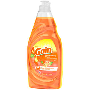 Gain Ultra Dish Liquid Soap, Island Fresh, 24 fl oz