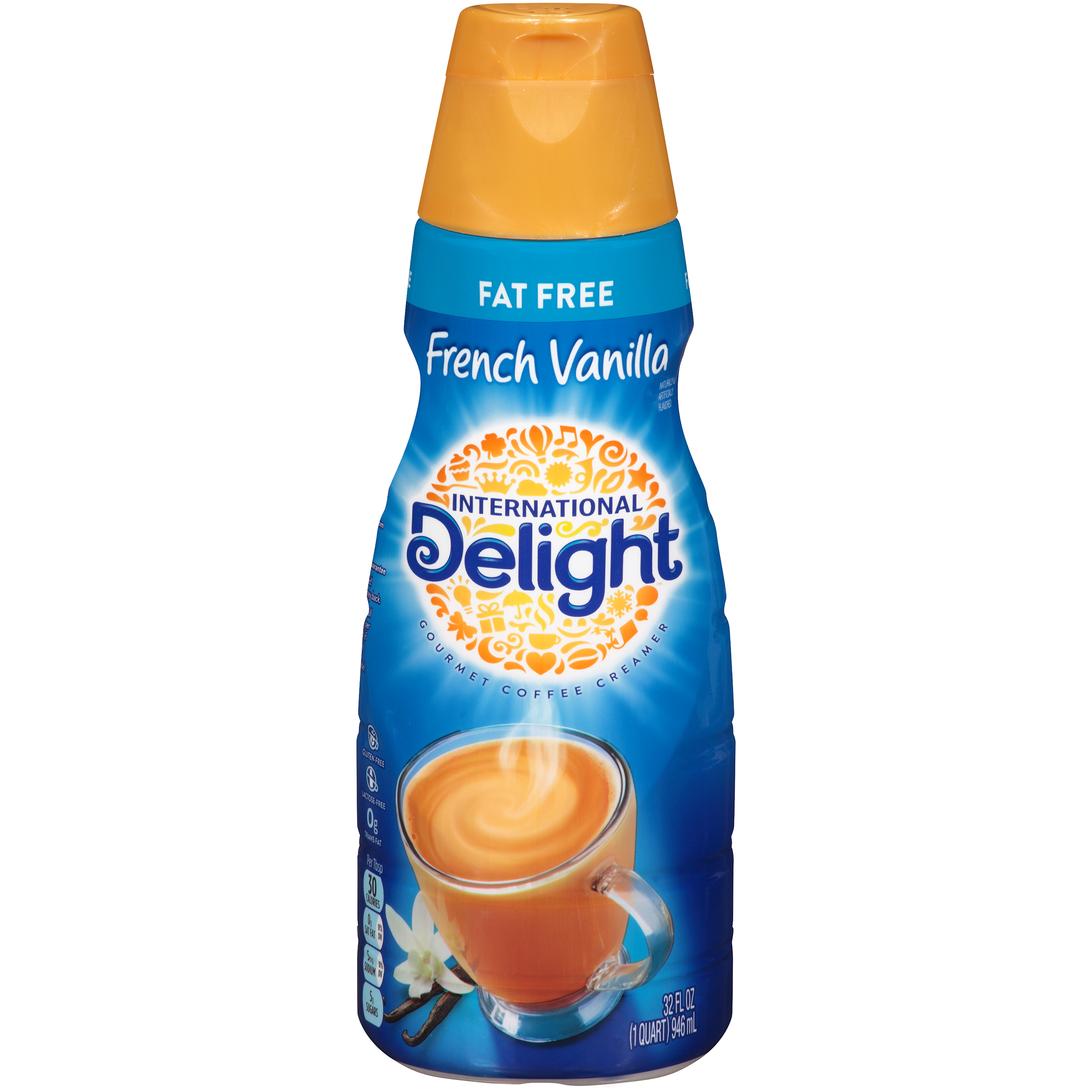 UPC 041271026191 product image for Coffee Creamer, Gourmet, Fat Free, French Vanilla, 32 fl oz (1 qt) 946 ml | upcitemdb.com