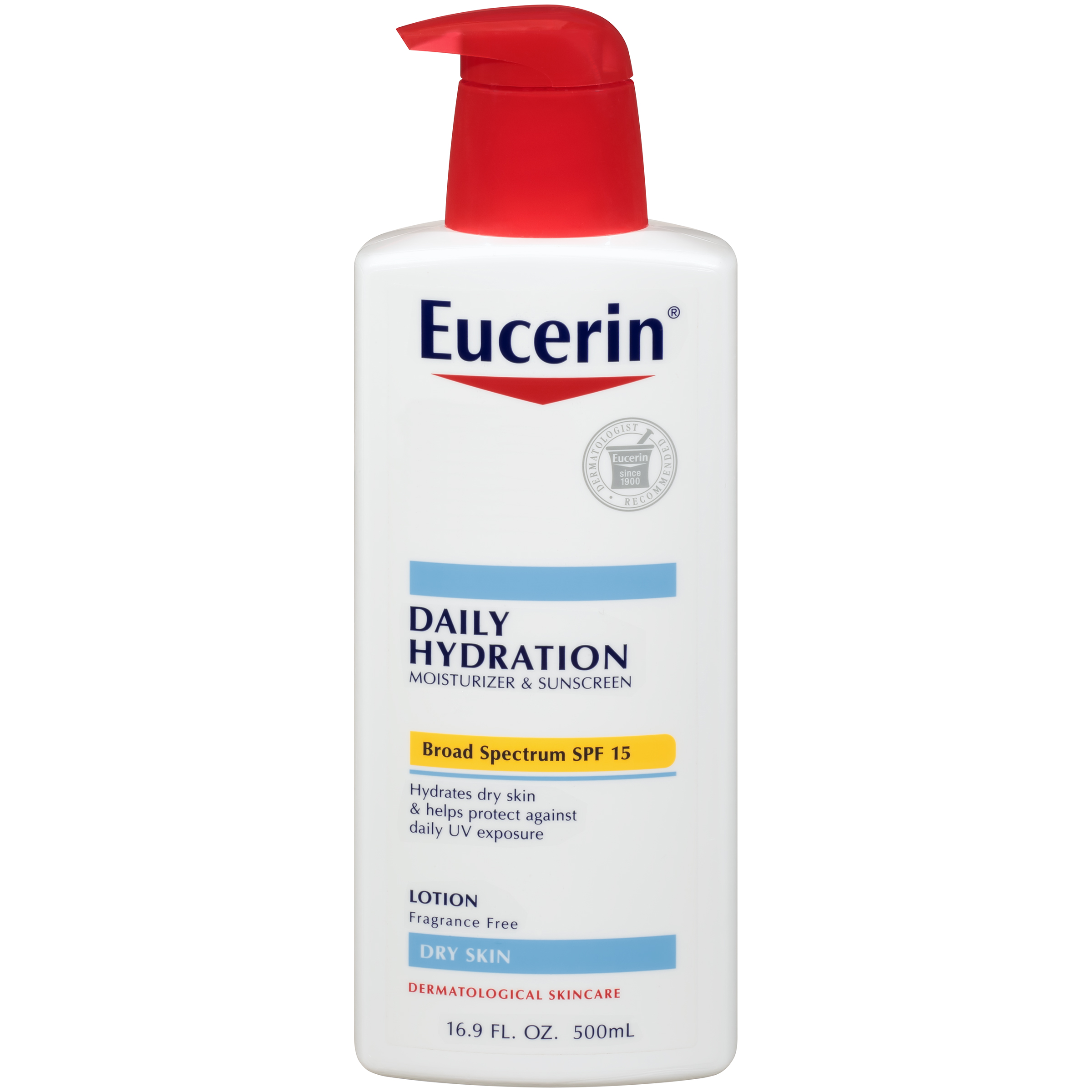 Eucerin Daily Protection Moisturizing Body Lotion, SPF 15, 16.9 fl oz