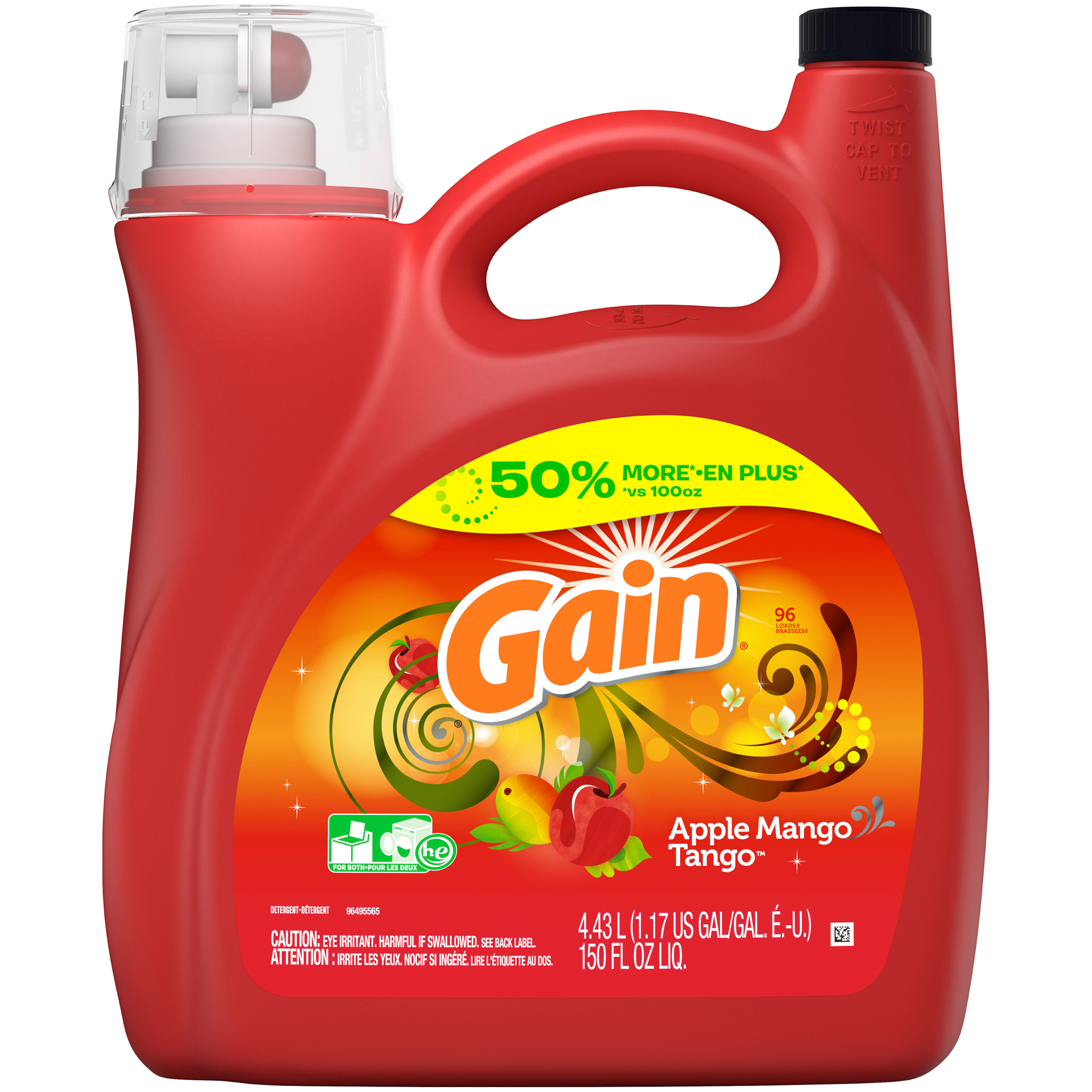 Gain Liquid Detergent UPC & Barcode