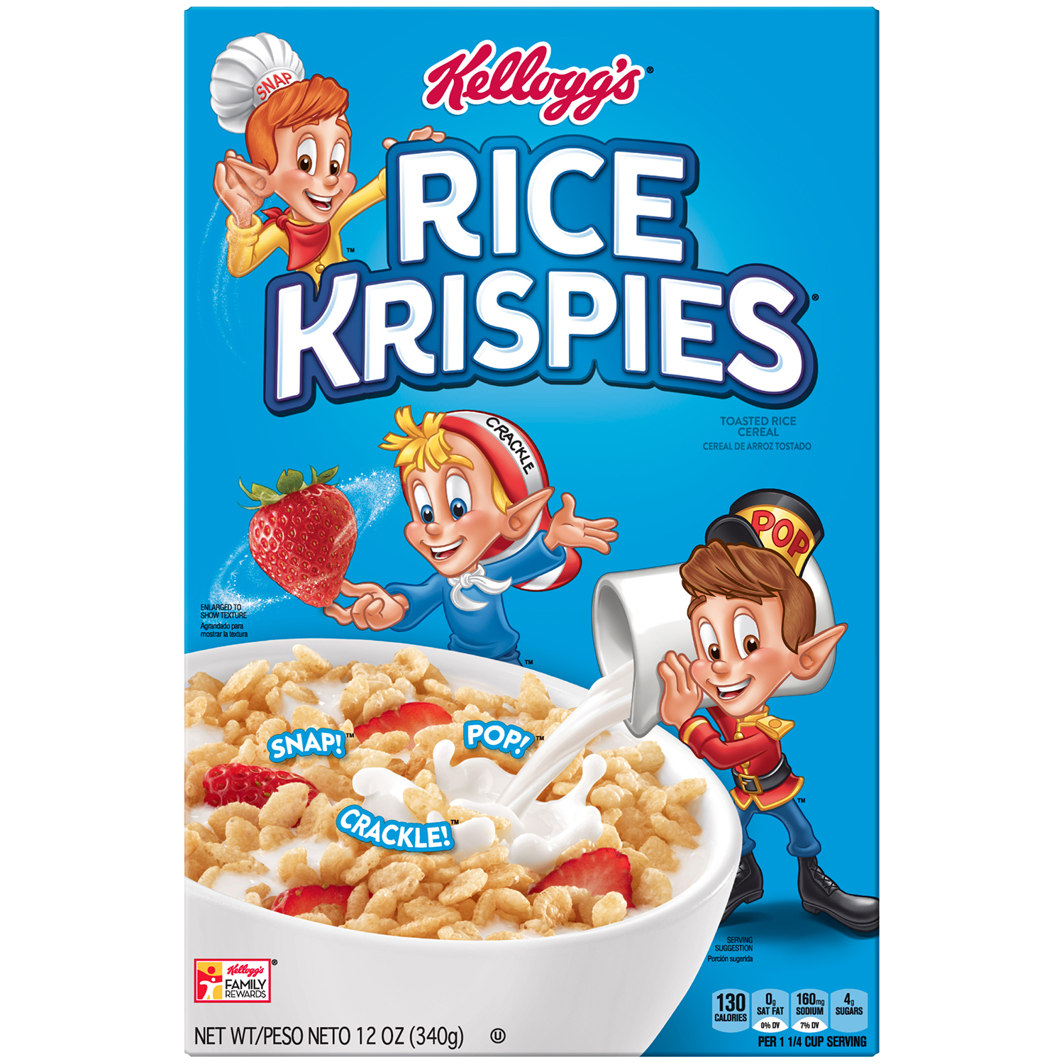 UPC 038000318467 Kelloggs Rice Krispies Cereal 1 Box (12 oz