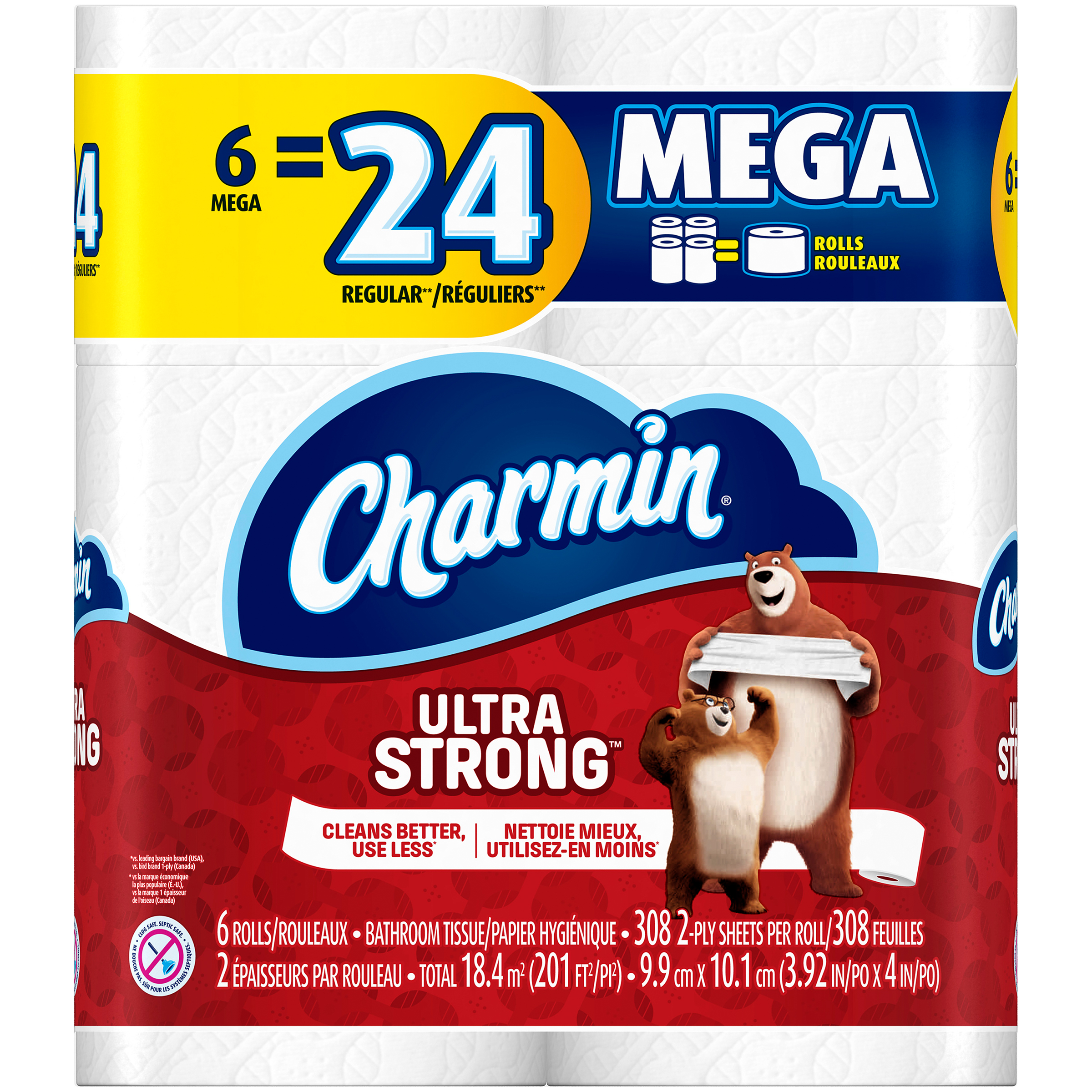 Charmin Ultra Strong Toilet Paper 6 Mega Rolls Charmin Ultra Strong Toilet Paper 6 Mega Rolls