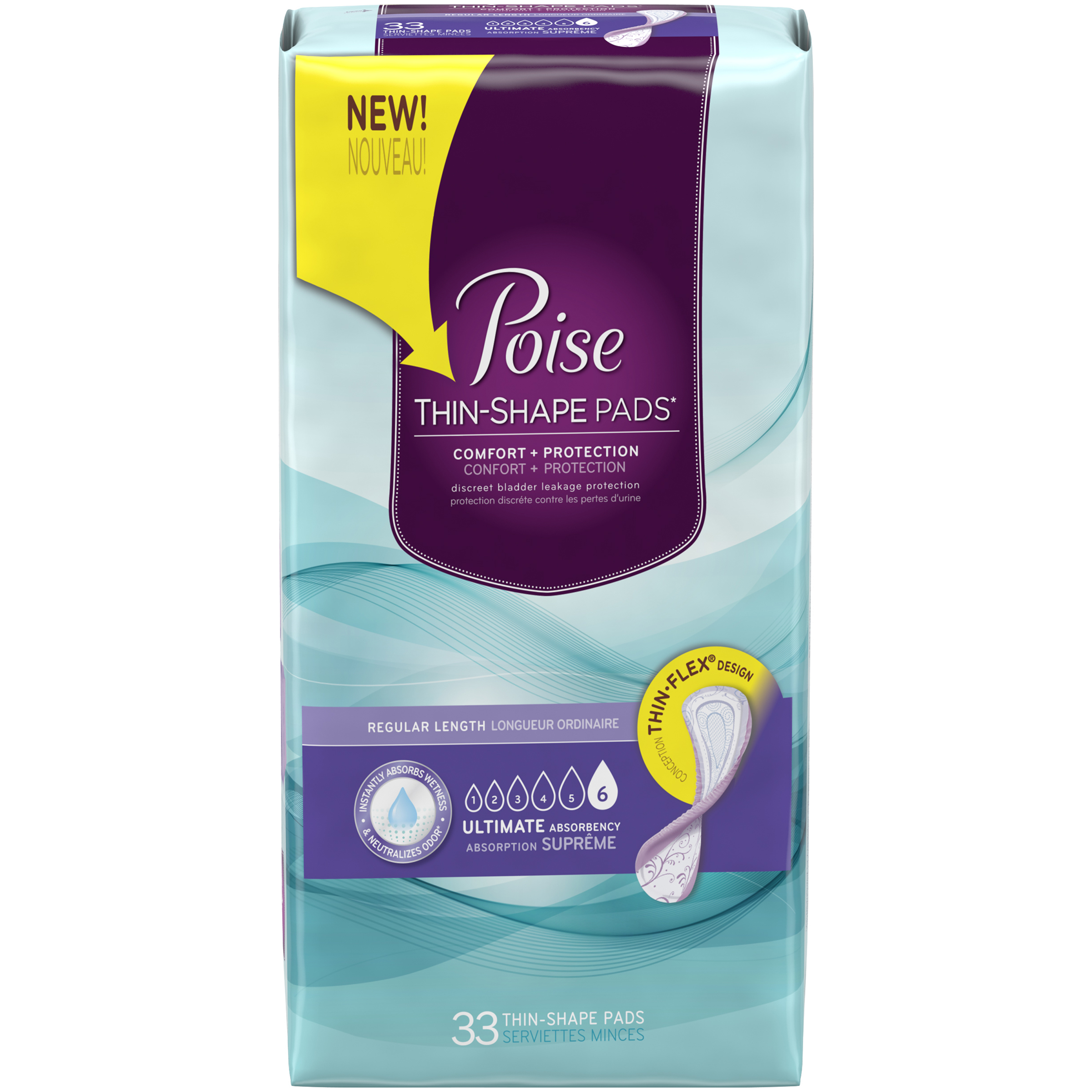 UPC 036000431278 product image for Ultimate Absorbency Regular Length Thin-Shape Pads CT PACK | upcitemdb.com
