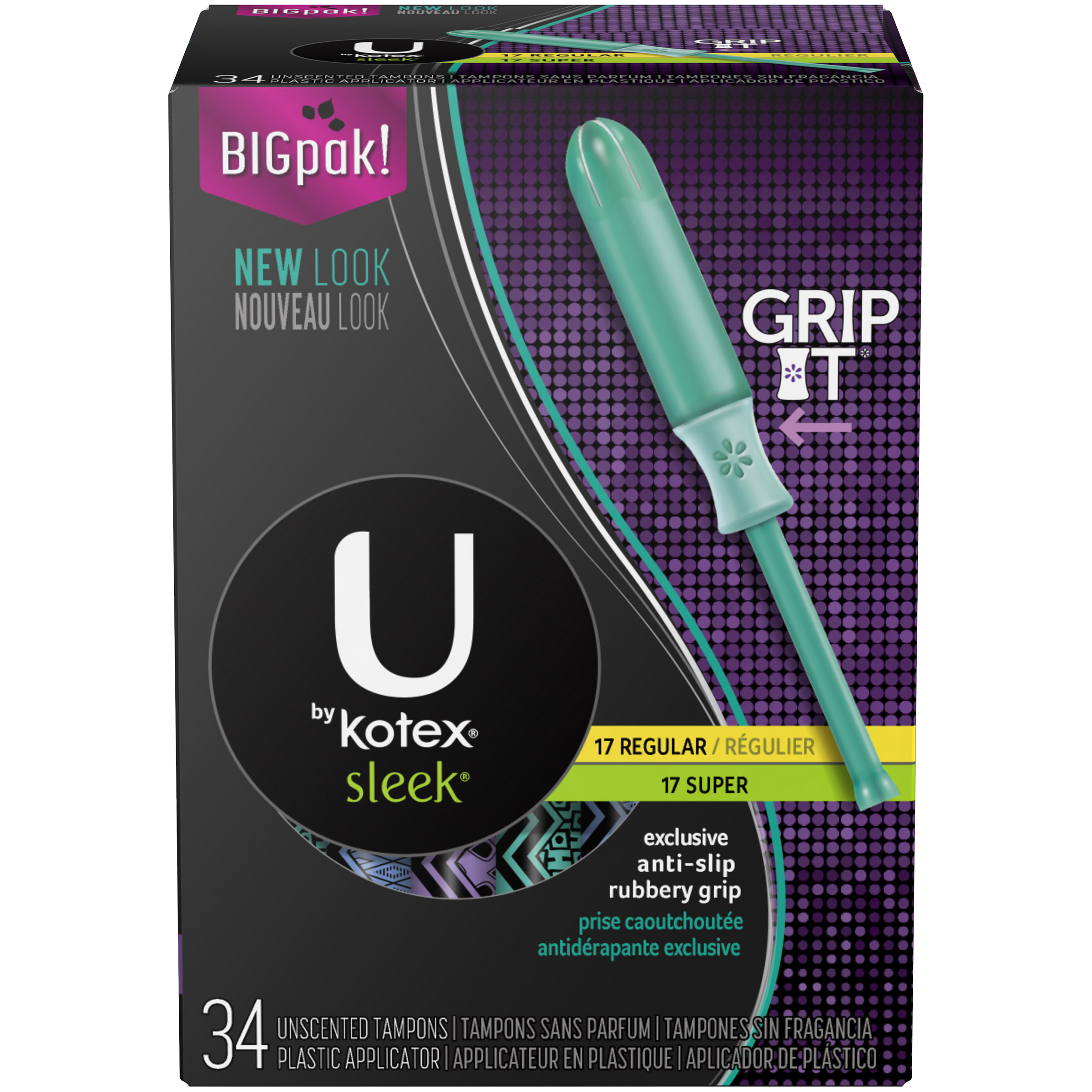 UPC 036000426663 product image for Kotex Tampons 34 CT BOX | upcitemdb.com