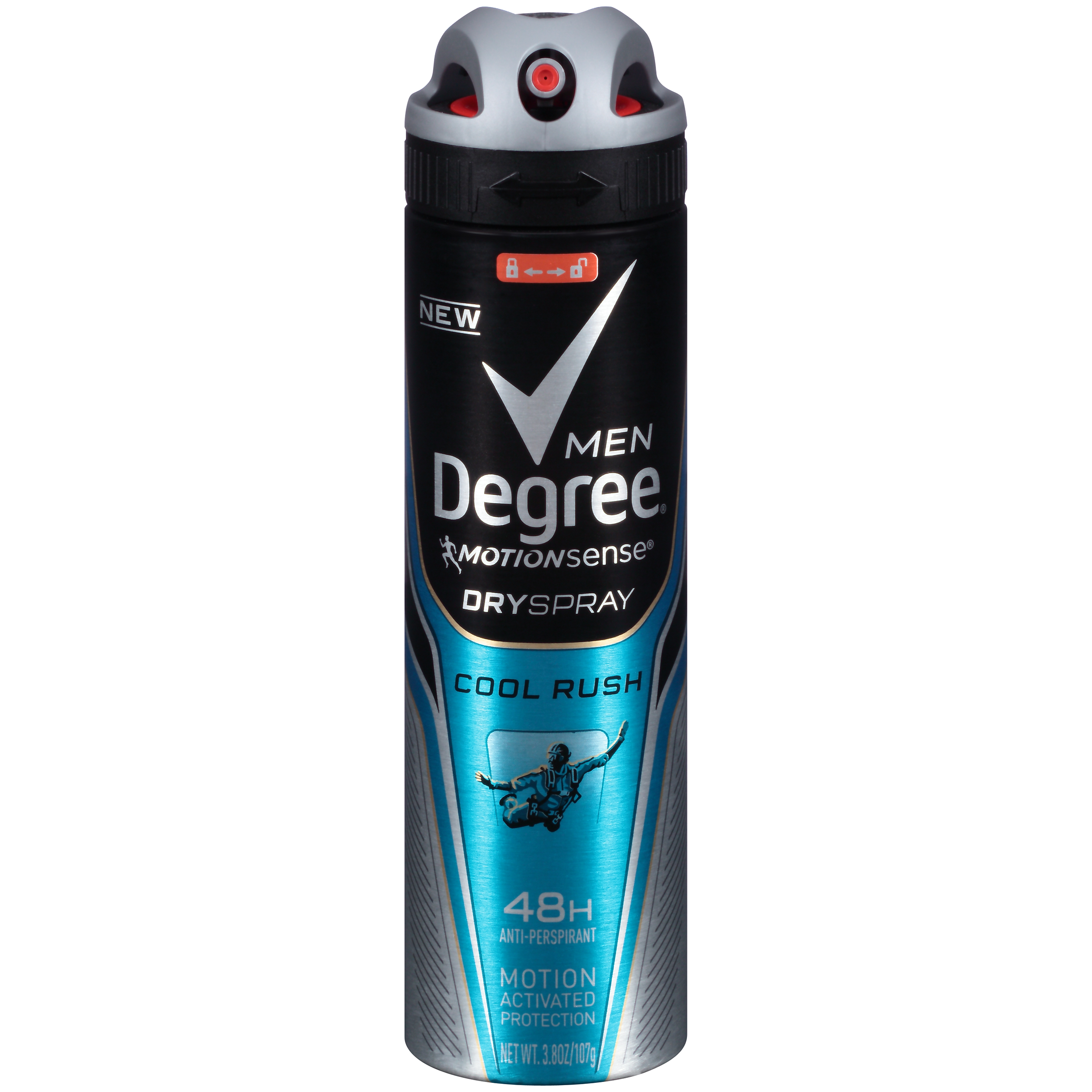 Degree Men MotionSense® Dry Spray Cool Rush AntiPerspirant 3.8 oz. Can