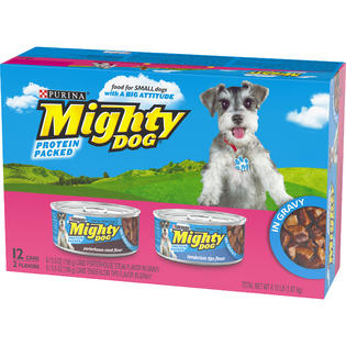 Mighty Dog Gravy Variety Pack Dog Food 12-5.5 oz. Cans