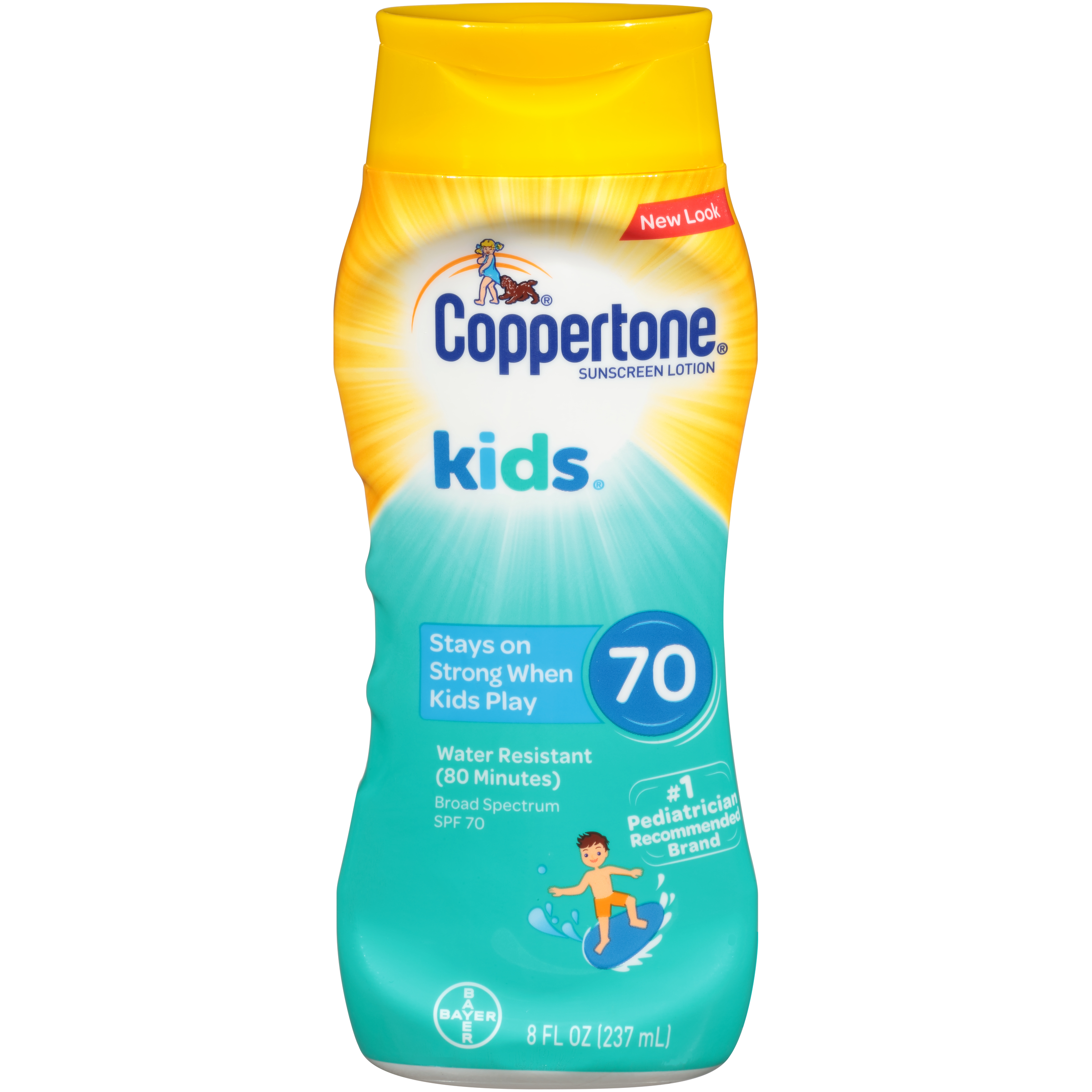 UPC 041100002228 Coppertone Kids Sunscreen Lotion, SPF 70