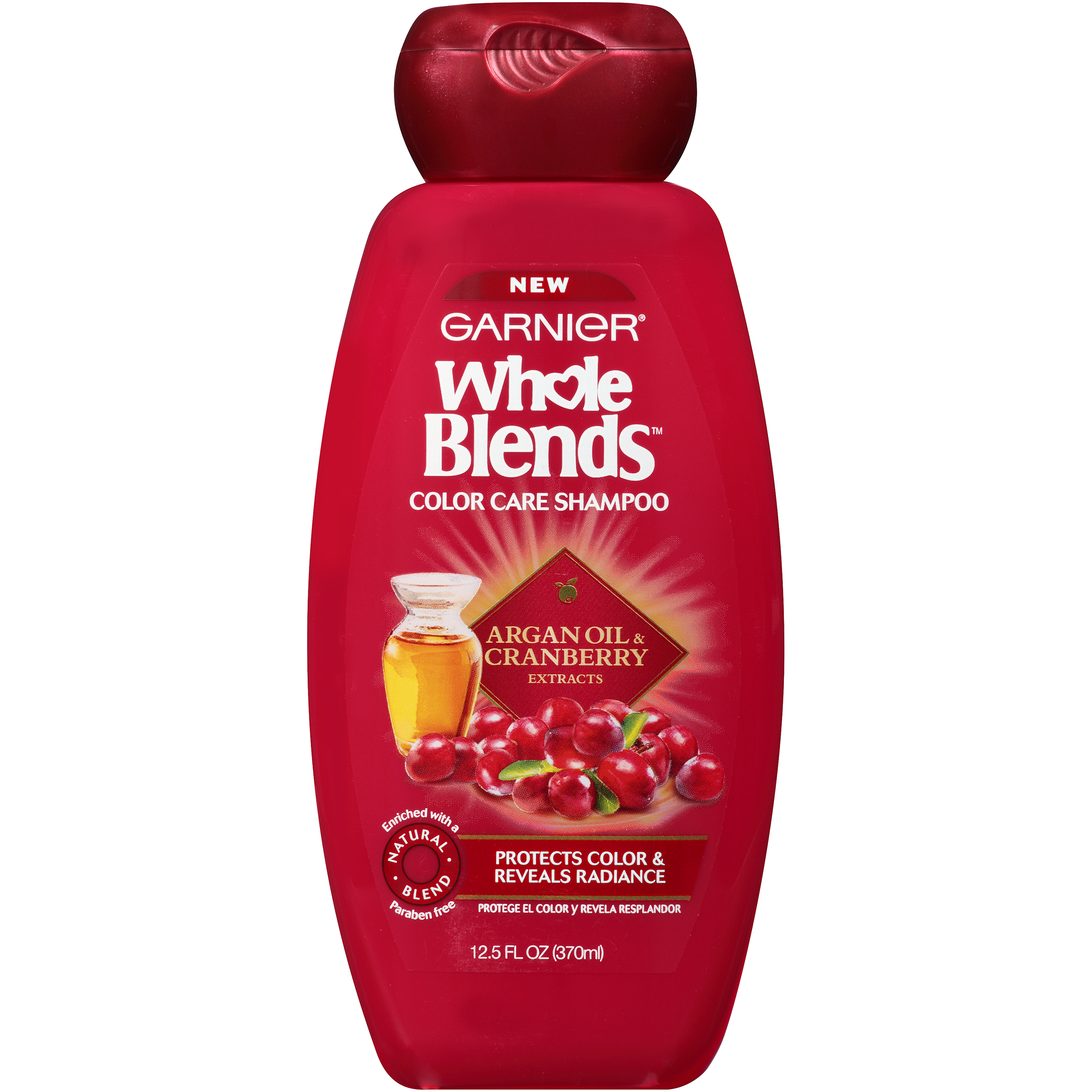 Garnier Whole Blends™ Argan Oil & Cranberry Extracts Color Care Shampoo 12.5 fl. oz. Bottle