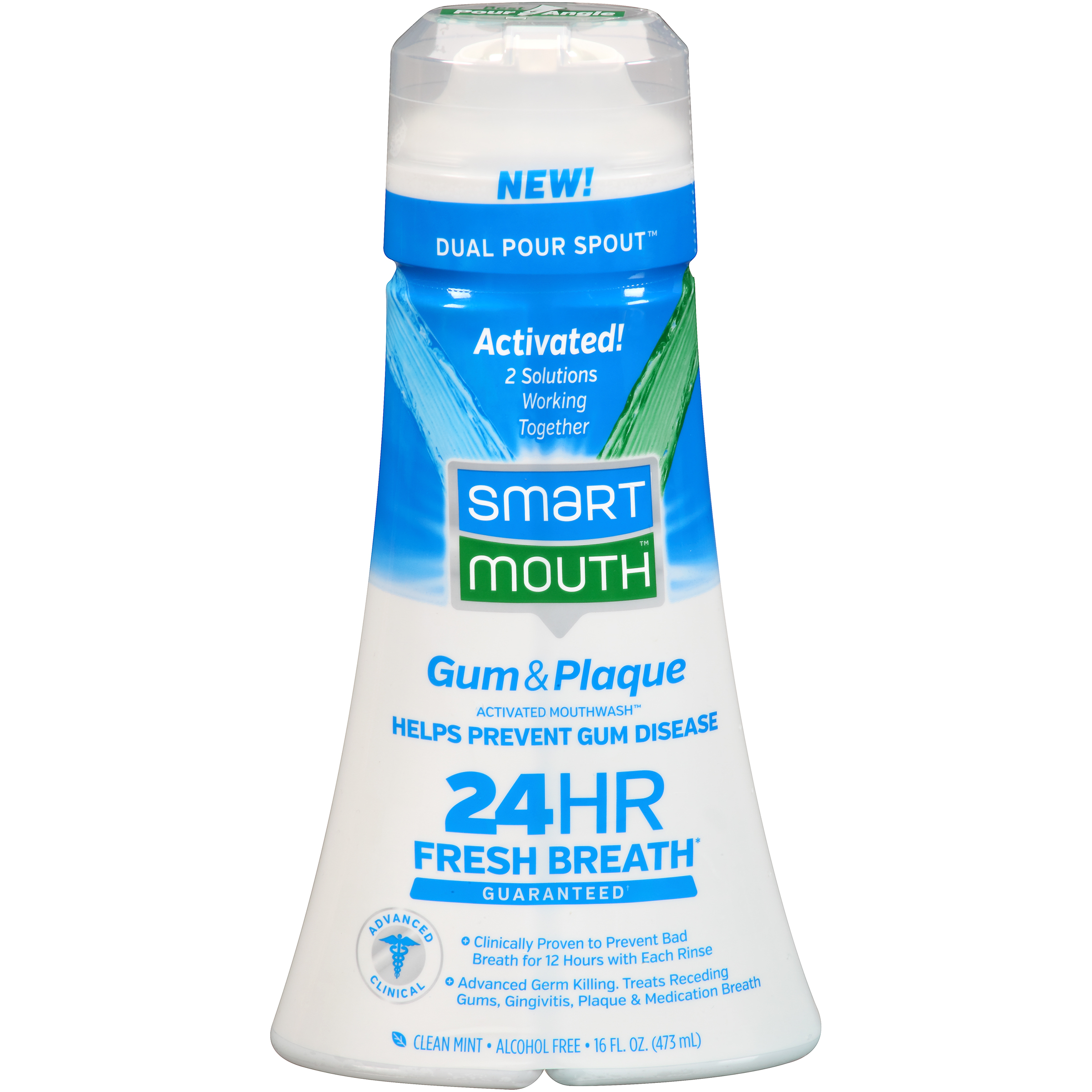 SmartMouth Gum & Plaque Clean Mint Activated Mouthwash™ 16 fl. oz. Bottle Shop Your Way