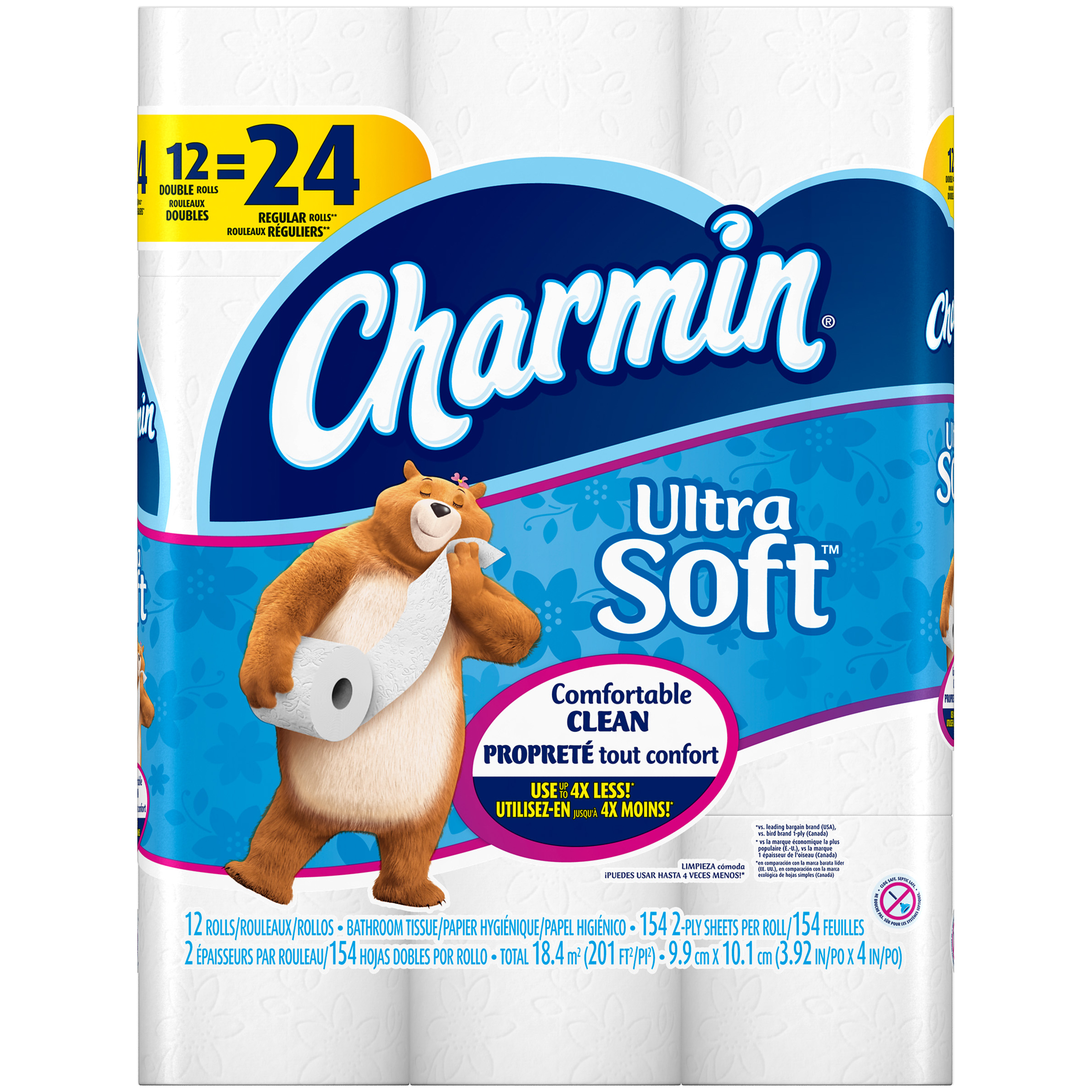 UPC 037000940463 product image for Ultra Charmin Ultra Soft Toilet Paper 12 Double Rolls Toilet Tissue 12 CT PACK | upcitemdb.com