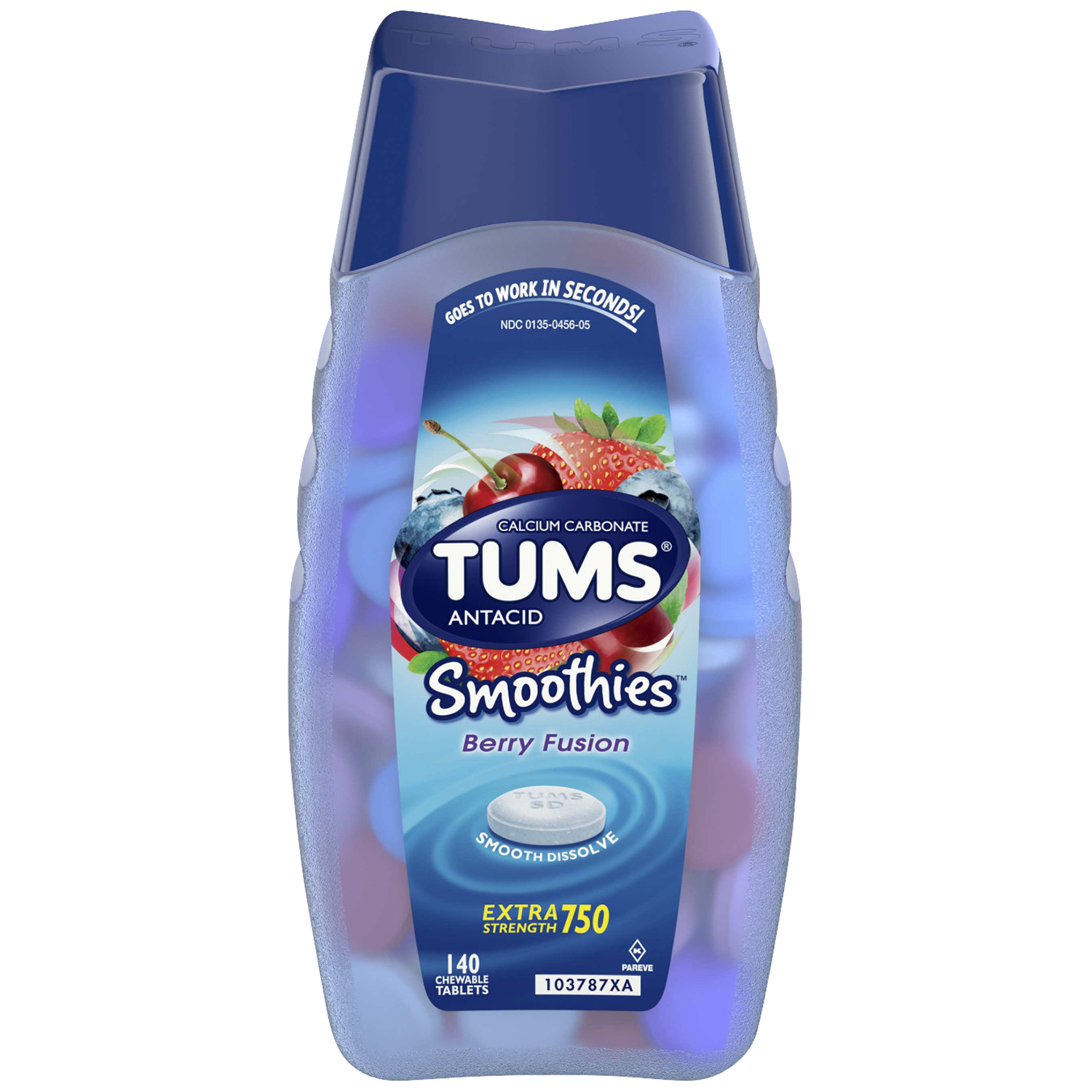 307667250282 UPC Tums Smoothies Extra Strength 750 Berry Fusion