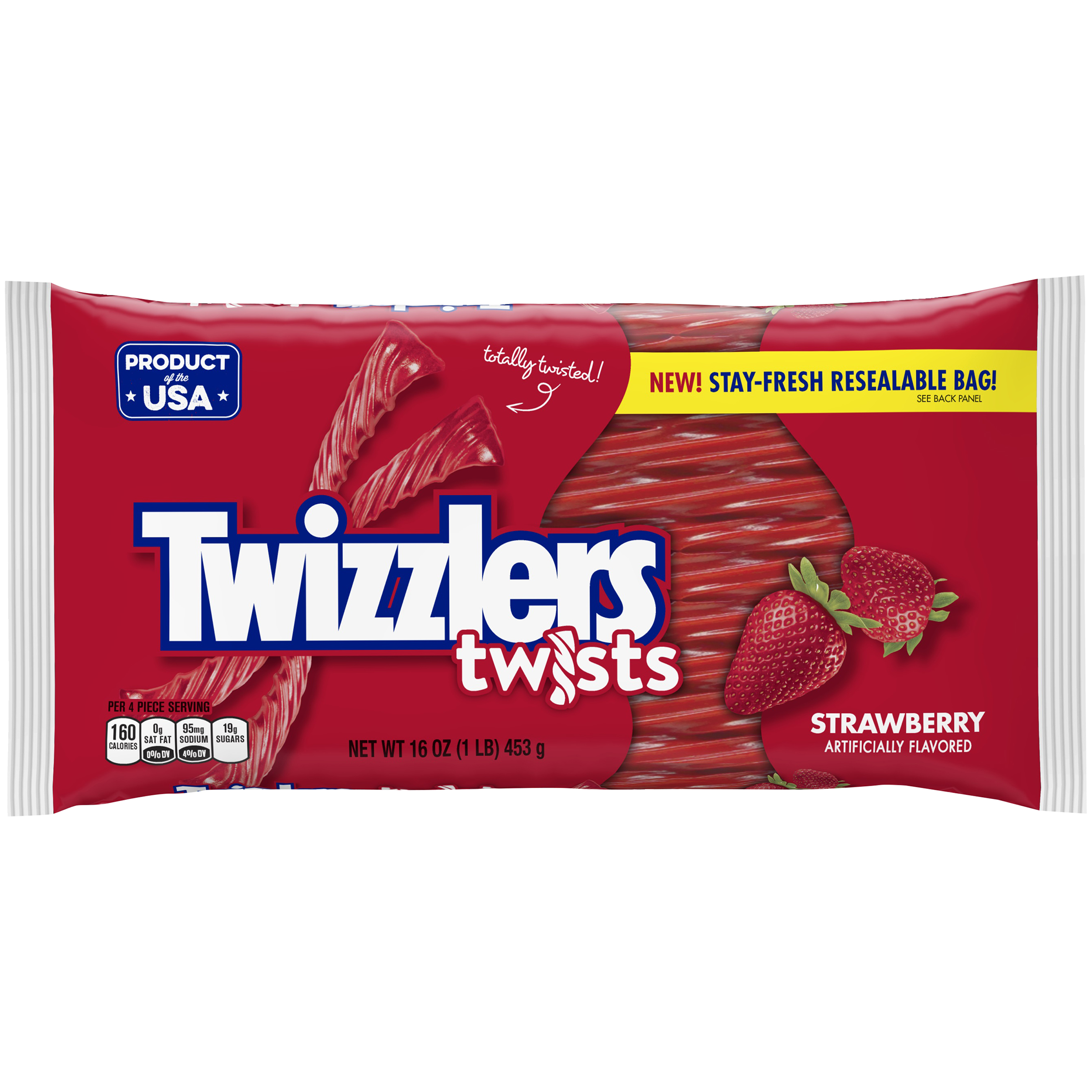 UPC 034000560028 Twizzlers Strawberry Twists 1 Bag (16 oz