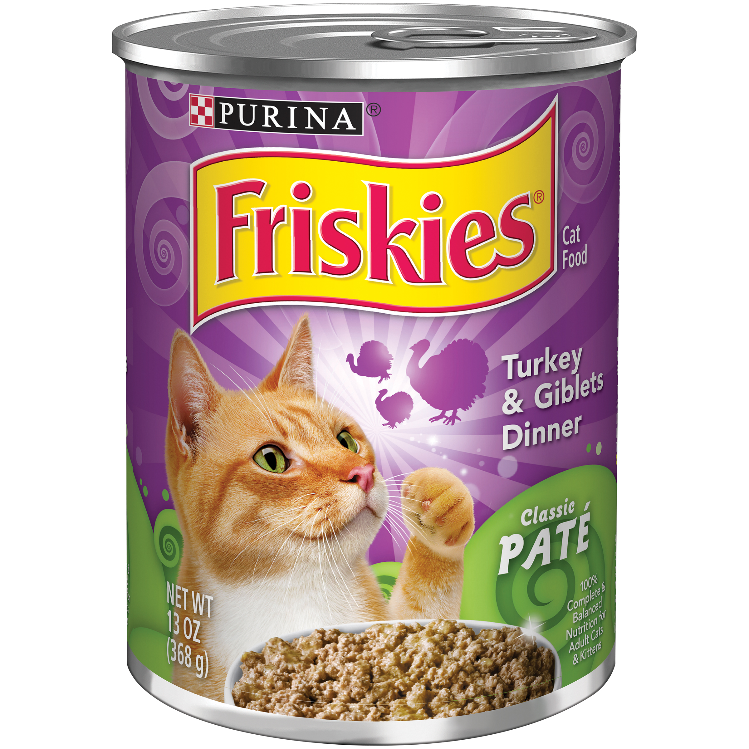 UPC 050000427048 Friskies Turkey & Giblets Canned Cat Food, 13 oz