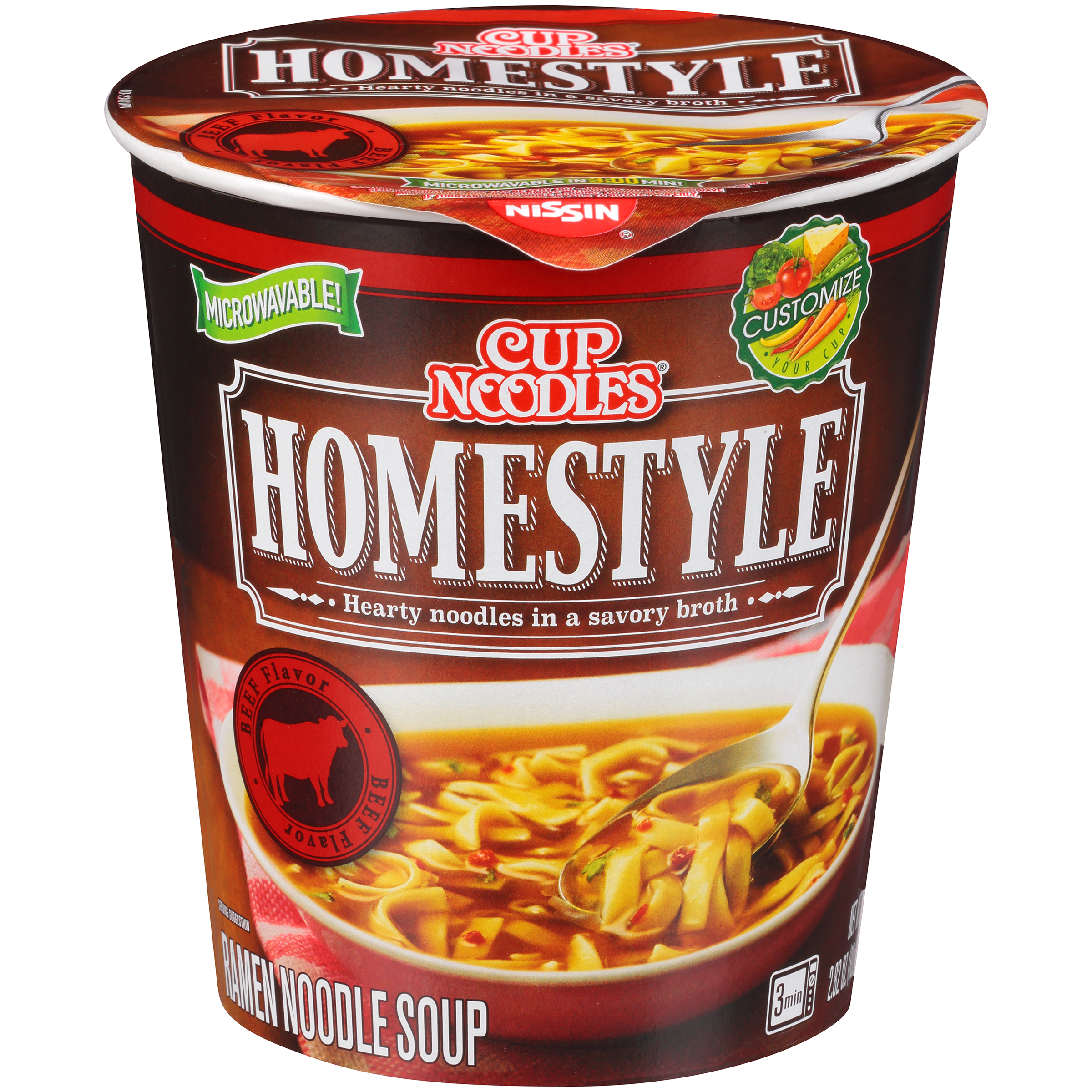 Nissin Big Cup Noodles Beef Spoonable 2.82 oz | Shop Your Way: Online