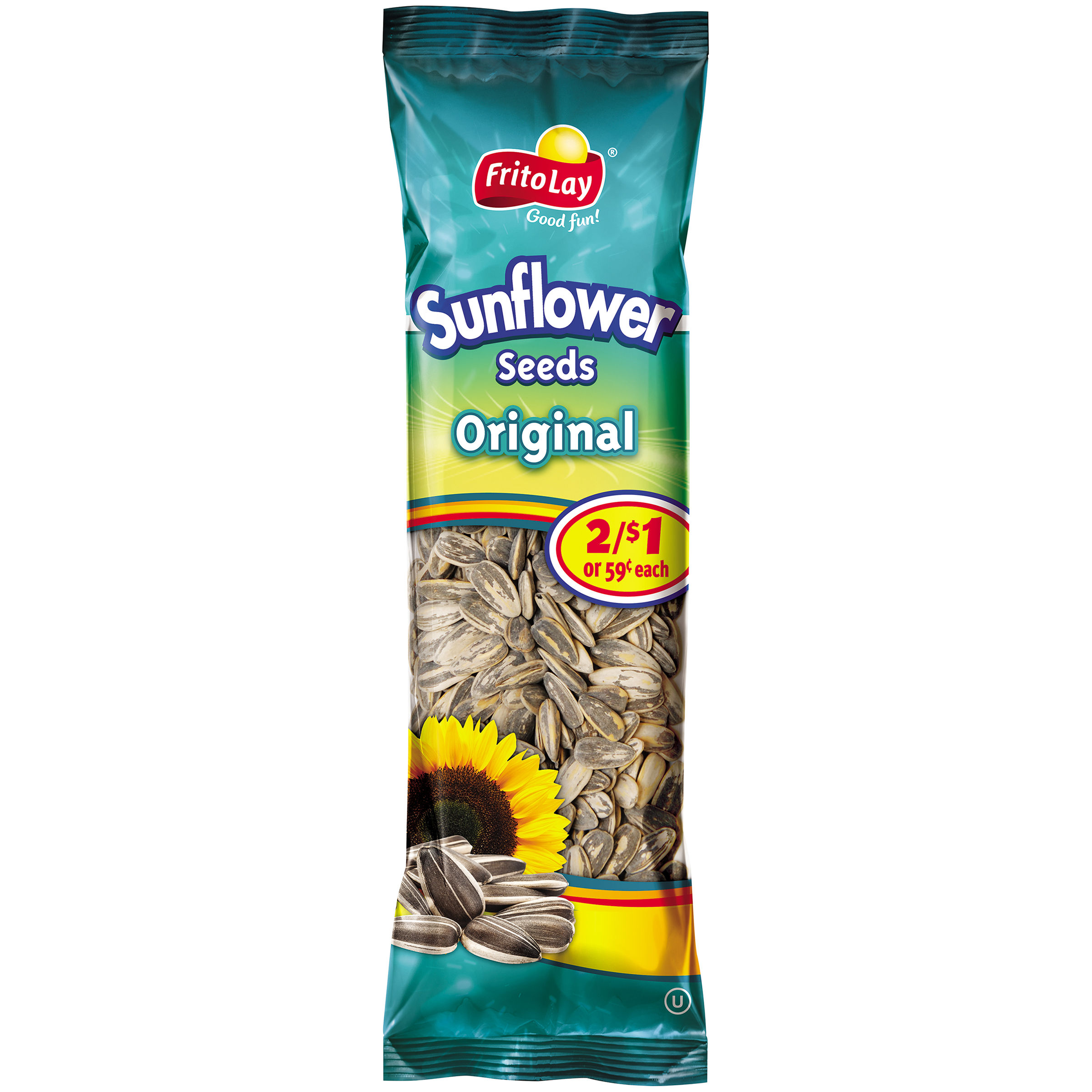 Frito-Lay Frito Lay Sunflower Seeds, 1.875 Oz Bags (pack Of 60) .