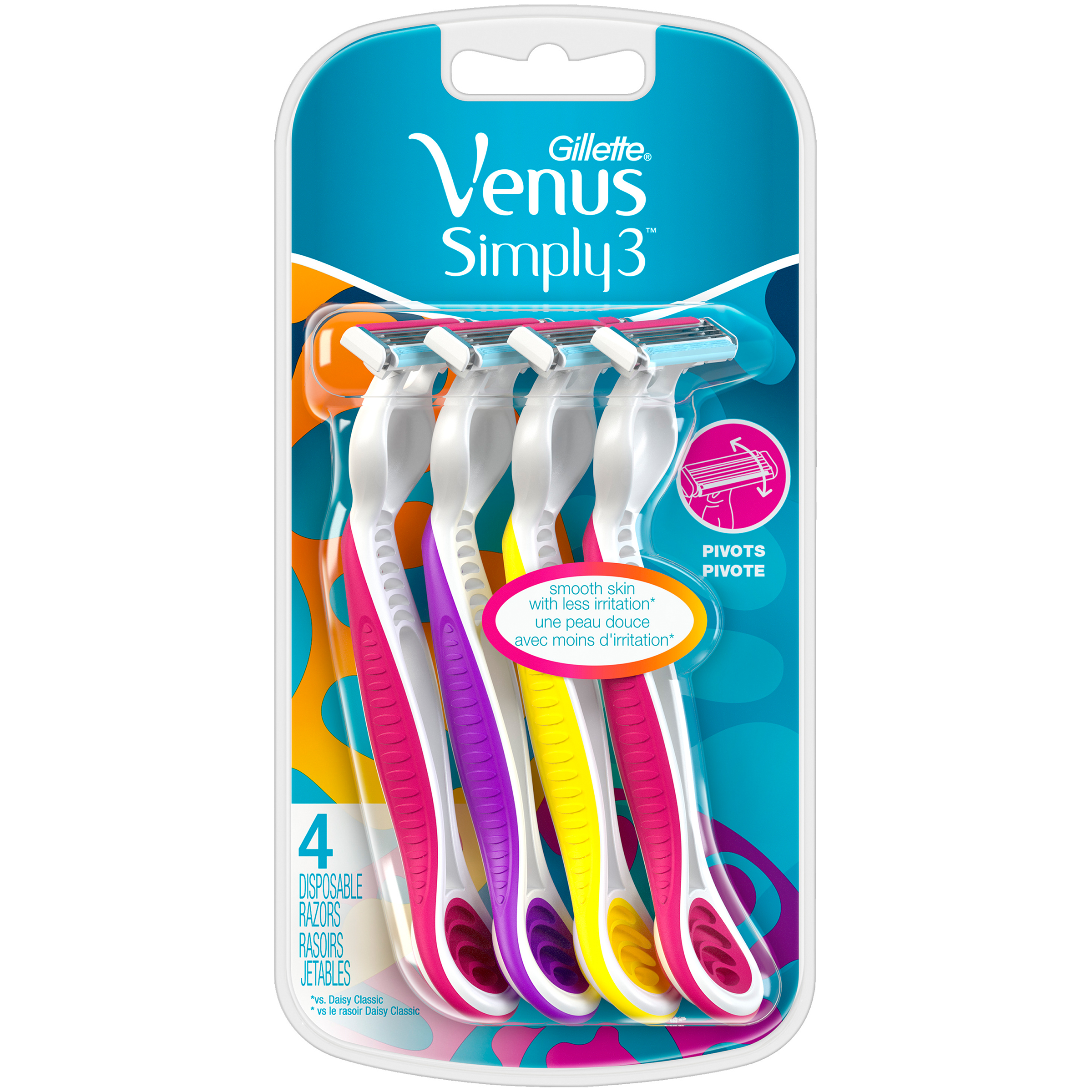 UPC 047400315358 Gillette Venus Simply Venus Disposable Women's Razor
