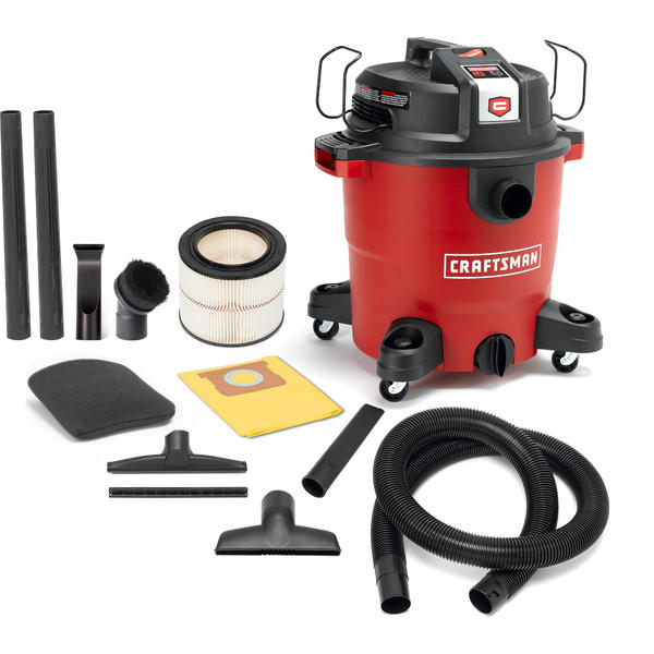 Craftsman 16834 XSP 12 Gal. 5.5 HP Wet/Dry Vac Set Sears Hometown Stores