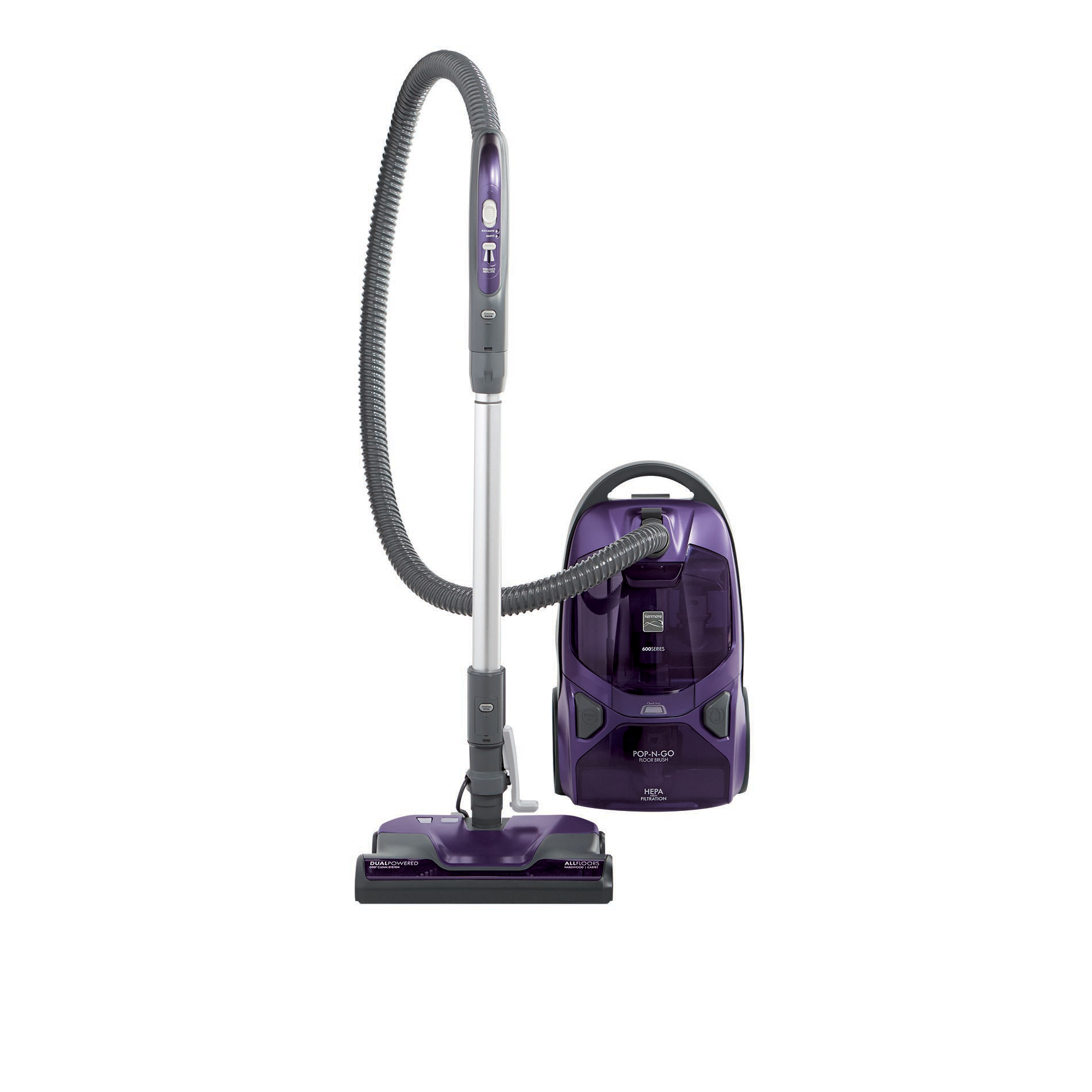 Kenmore 81614 600 Series Bagged Canister Vacuum w/ Pet PowerMate
