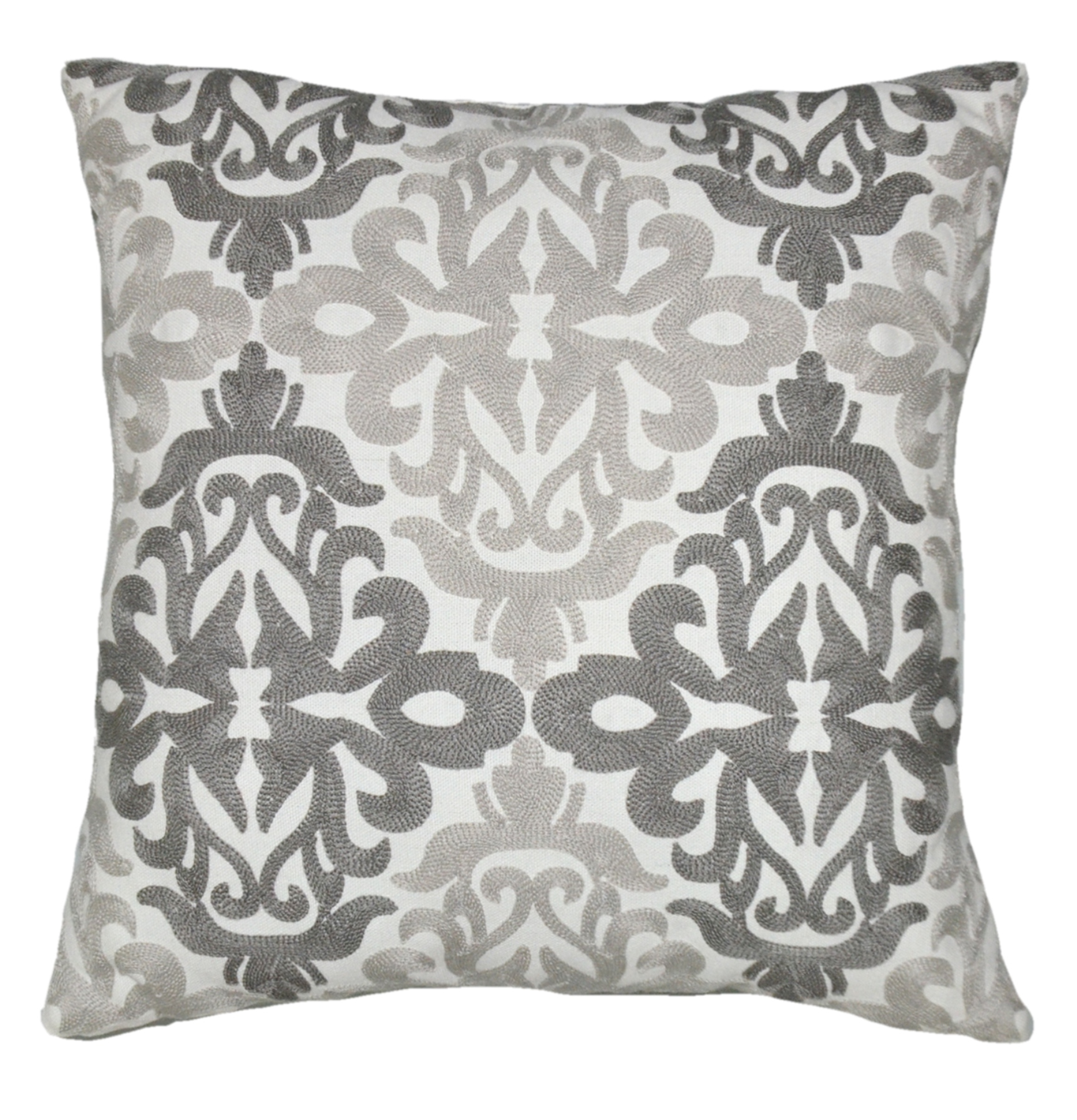 Square Decorative Pillow Gray Damask Shop Your Way Online Shopping