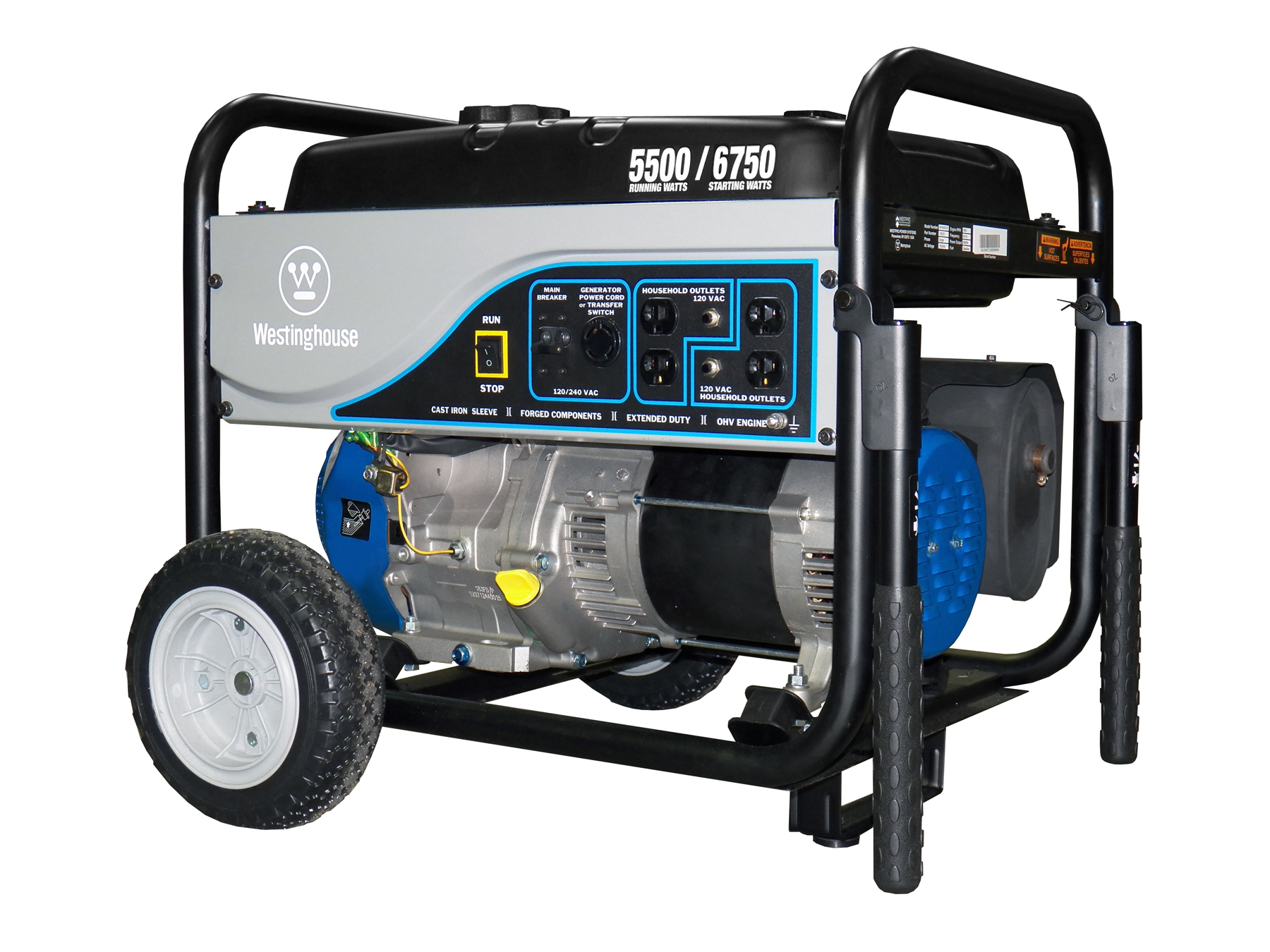 Westinghouse WH5500 Portable Generator 5500 Watts CARB Compliant