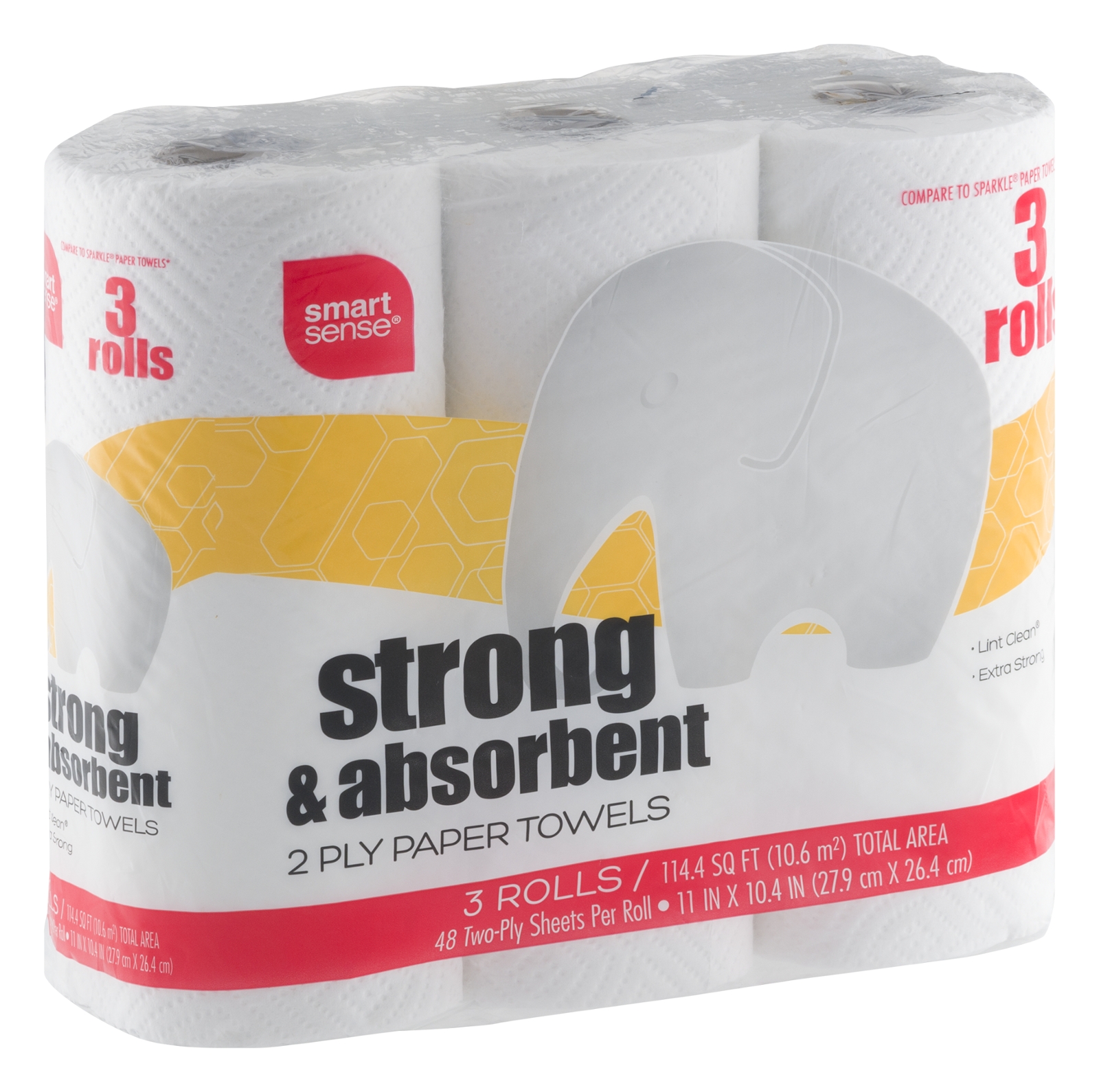 Smart Sense Strong & Absorbent 2 Ply Paper Towels 3 CT Shop Your