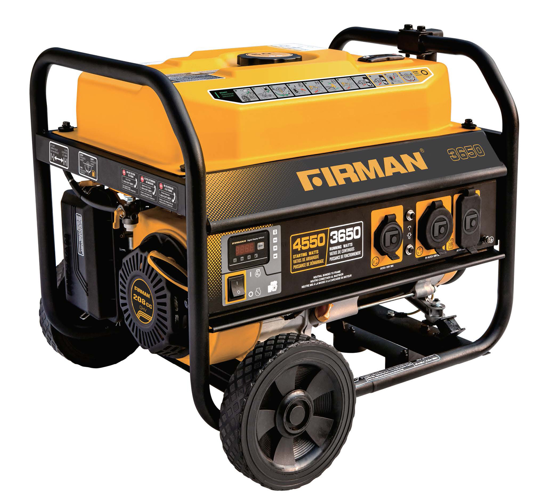 FIRMAN Power Equipment P03602 Gas Powered 4550/3650 Watt Extended Run