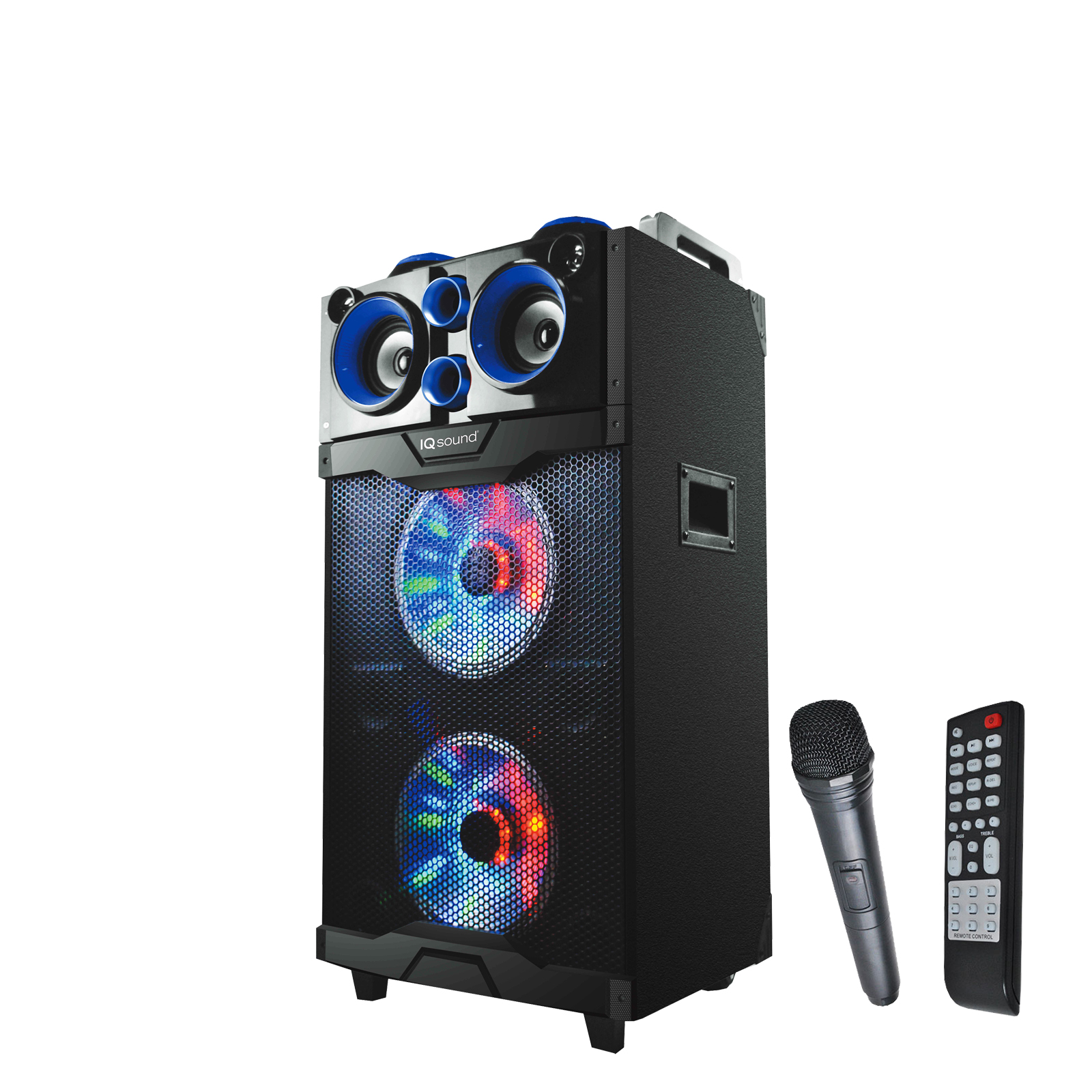 Supersonic 2 x 10" BluetoothÆ Professional DJ Speaker with Flashing