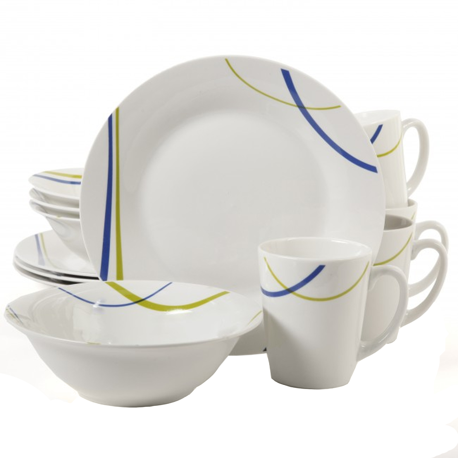 UPC 085081148780 product image for Gibson Divine Streams 12 Piece Dinnerware Set | upcitemdb.com