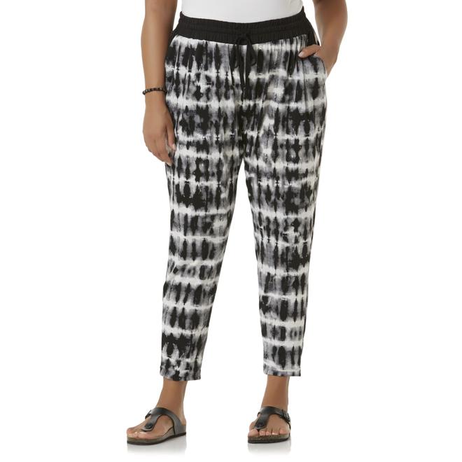 plus size black jogger pants