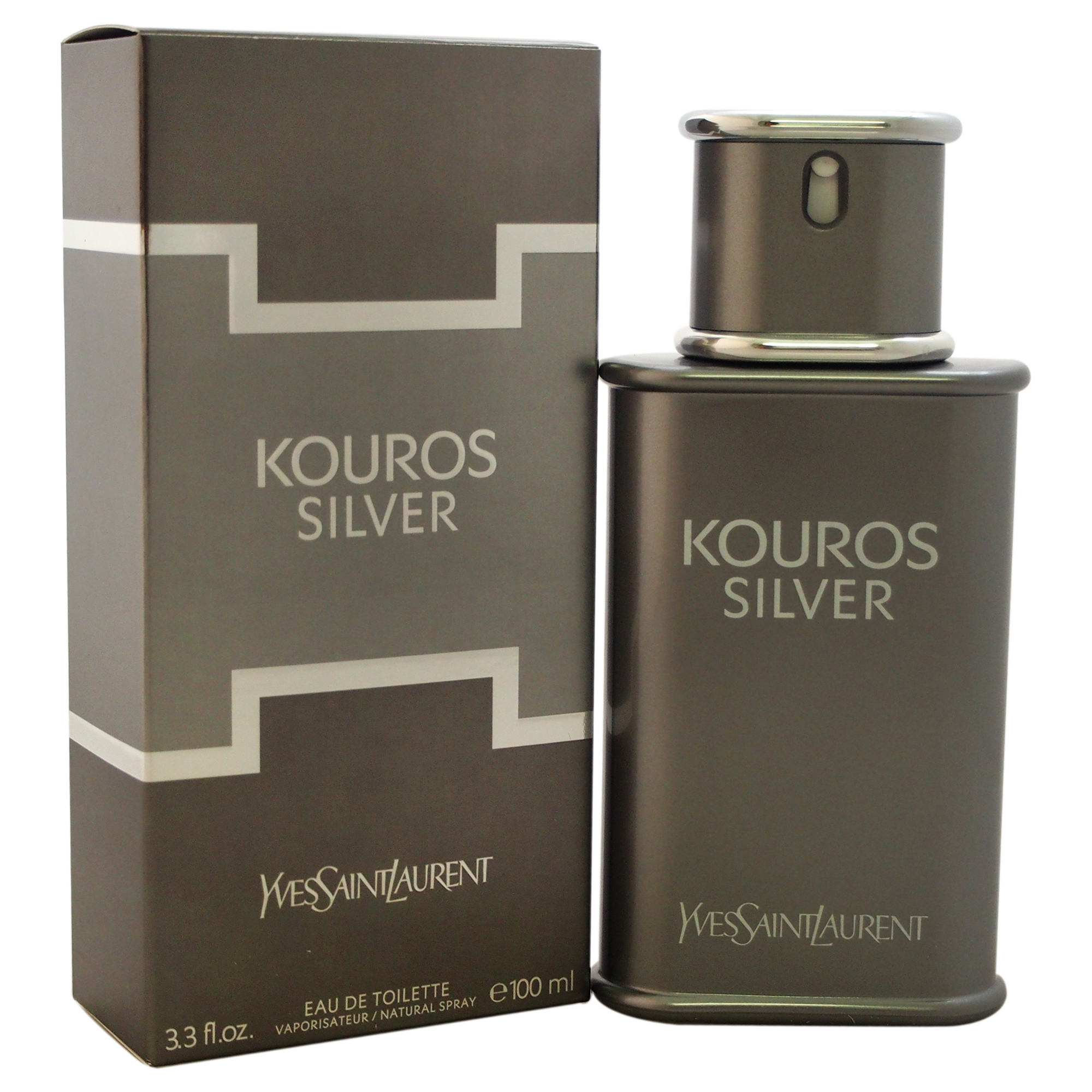 EAN 3614270233630 product image for Kouros Silver by Yves Saint Laurent for Men - 3.3 oz EDT Spray | upcitemdb.com