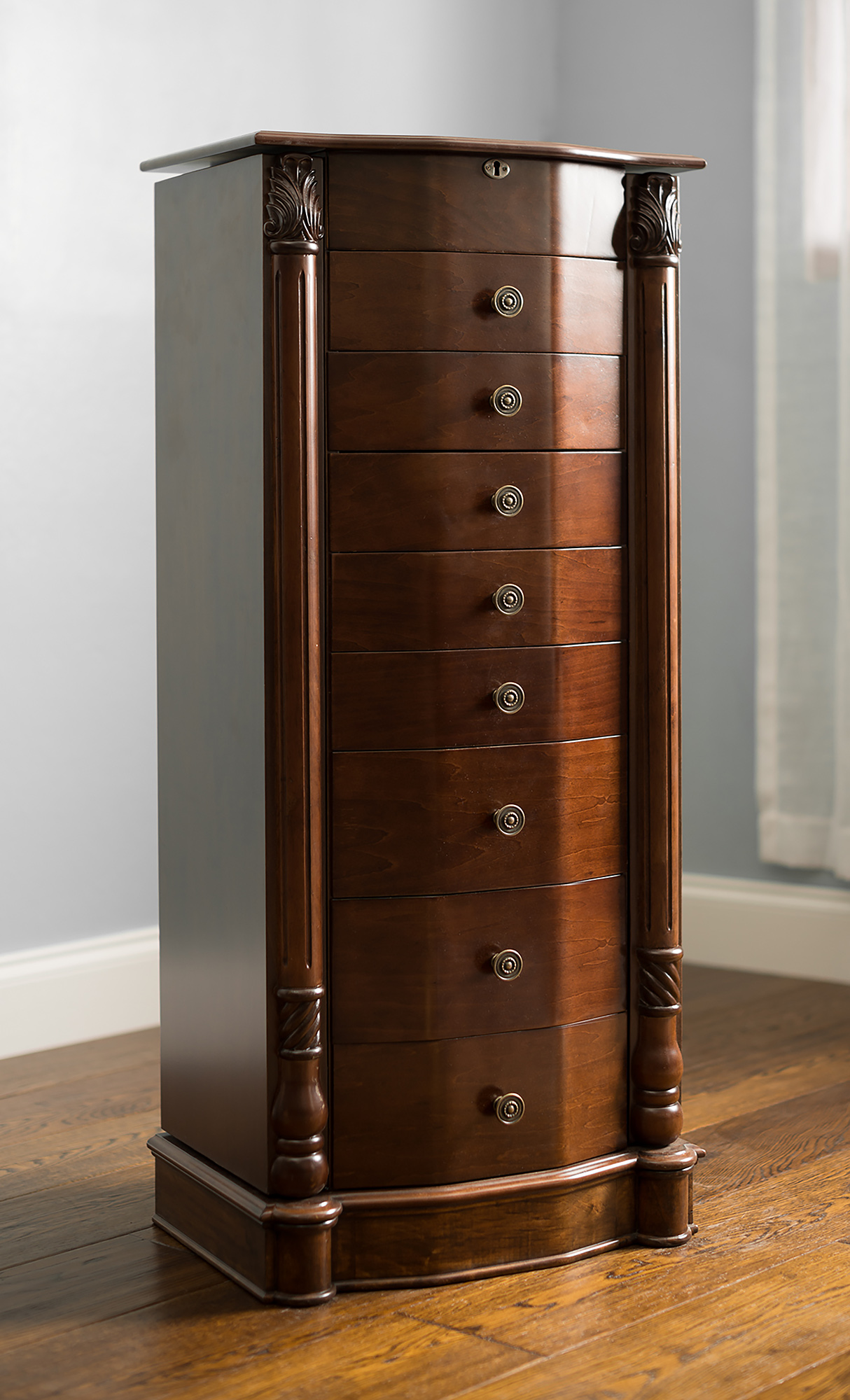 Hives &amp; Honey Louis Jewelry Armoire Walnut