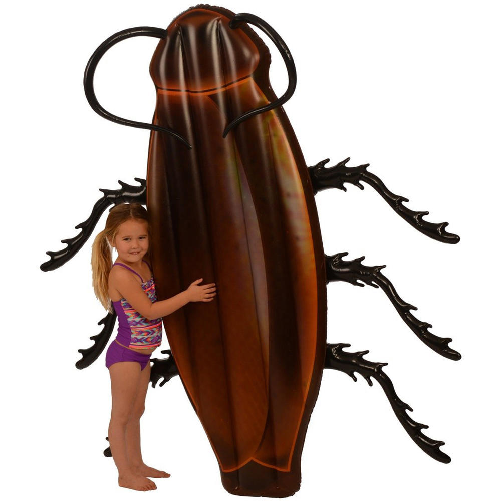 Gigantic 70" Cockroach Inflatable Raft & Pool Float (5.8')
