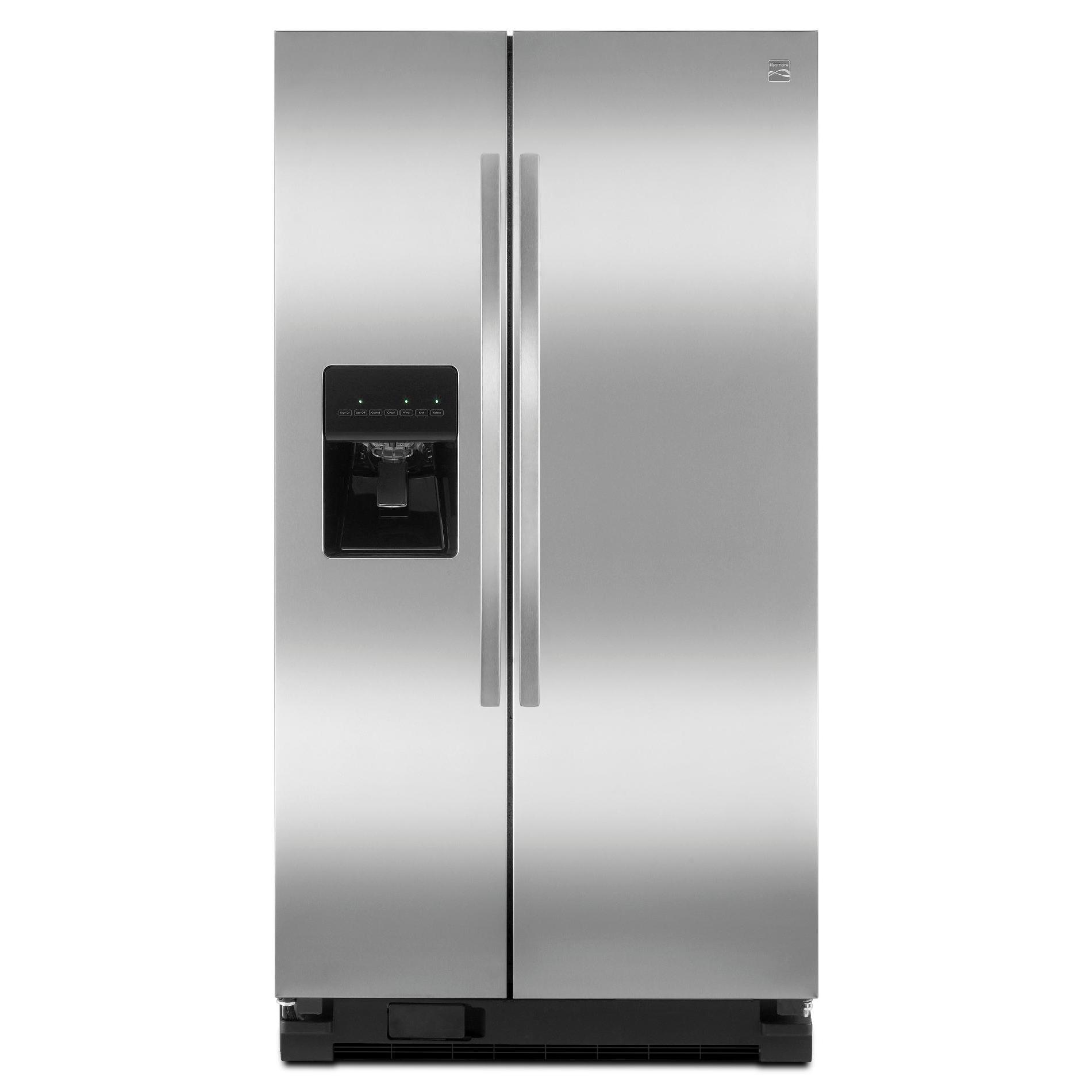 Uncategorized Sears Kitchen Appliances refrigerators top models in every size style brand sears kenmore 50023 25 cu ft side by refrigerator stainless steel