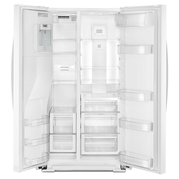 Kenmore 51762 25 cu. ft. White SidebySide RefrigeratorSears