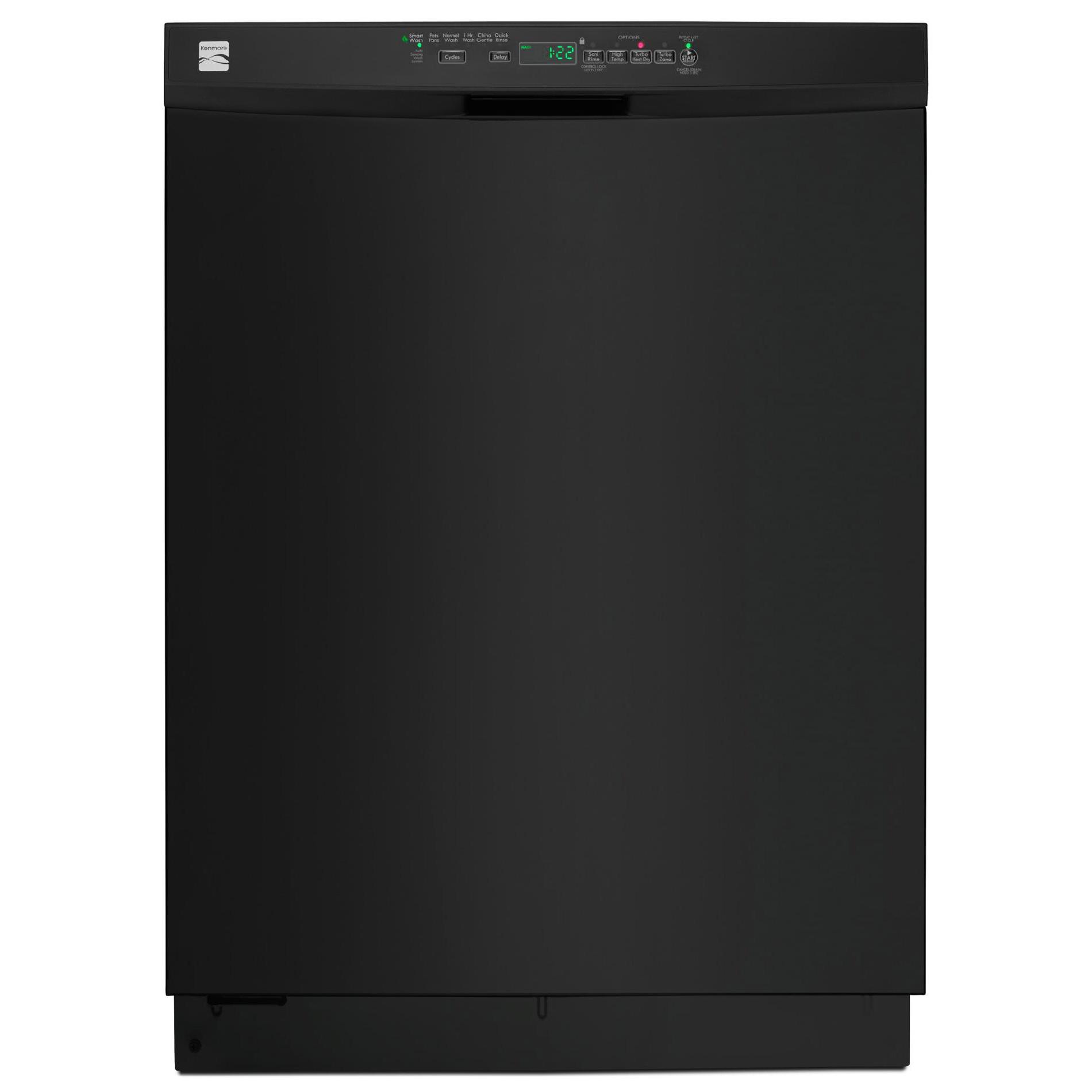 Kenmore 13409 24" BuiltIn Dishwasher w/ PowerWave™ Spray Arm Black