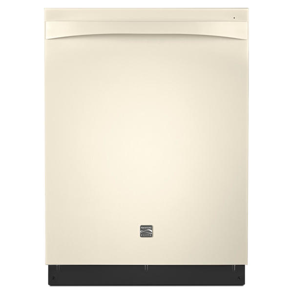 Kenmore Elite 14754 24" BuiltIn Dishwasher with Turbo Zone Bisque