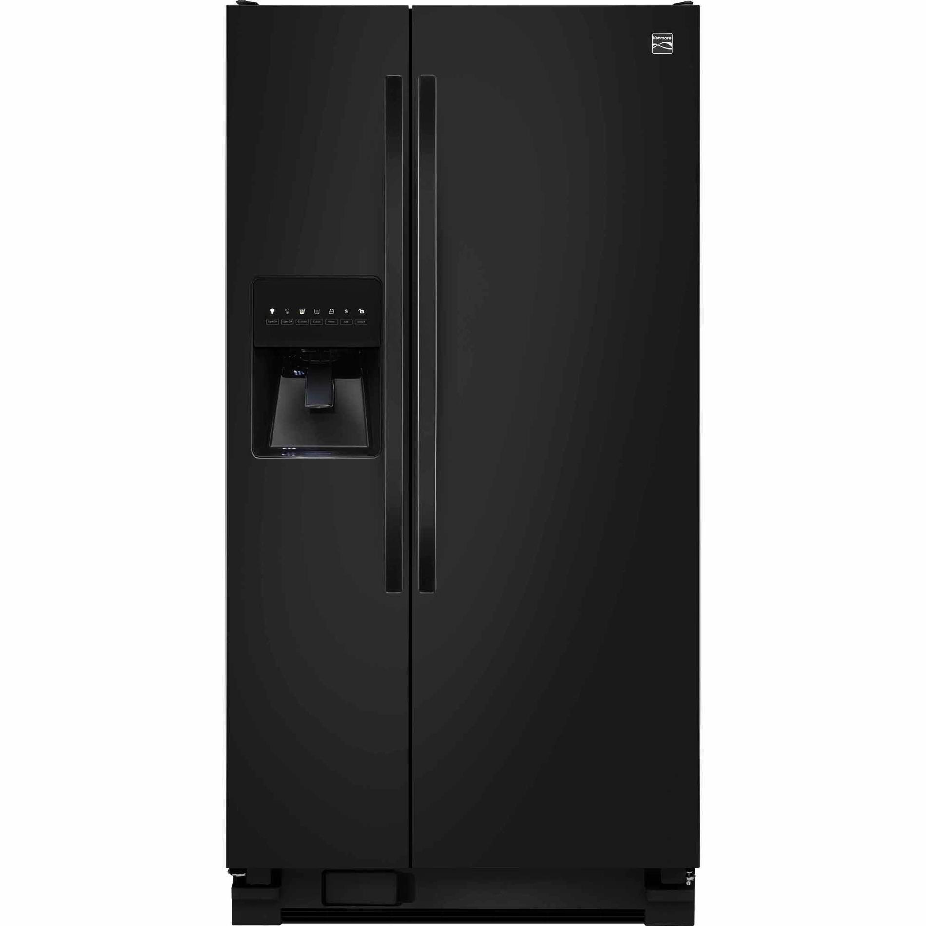 Black Side By Side Refrigerator 48